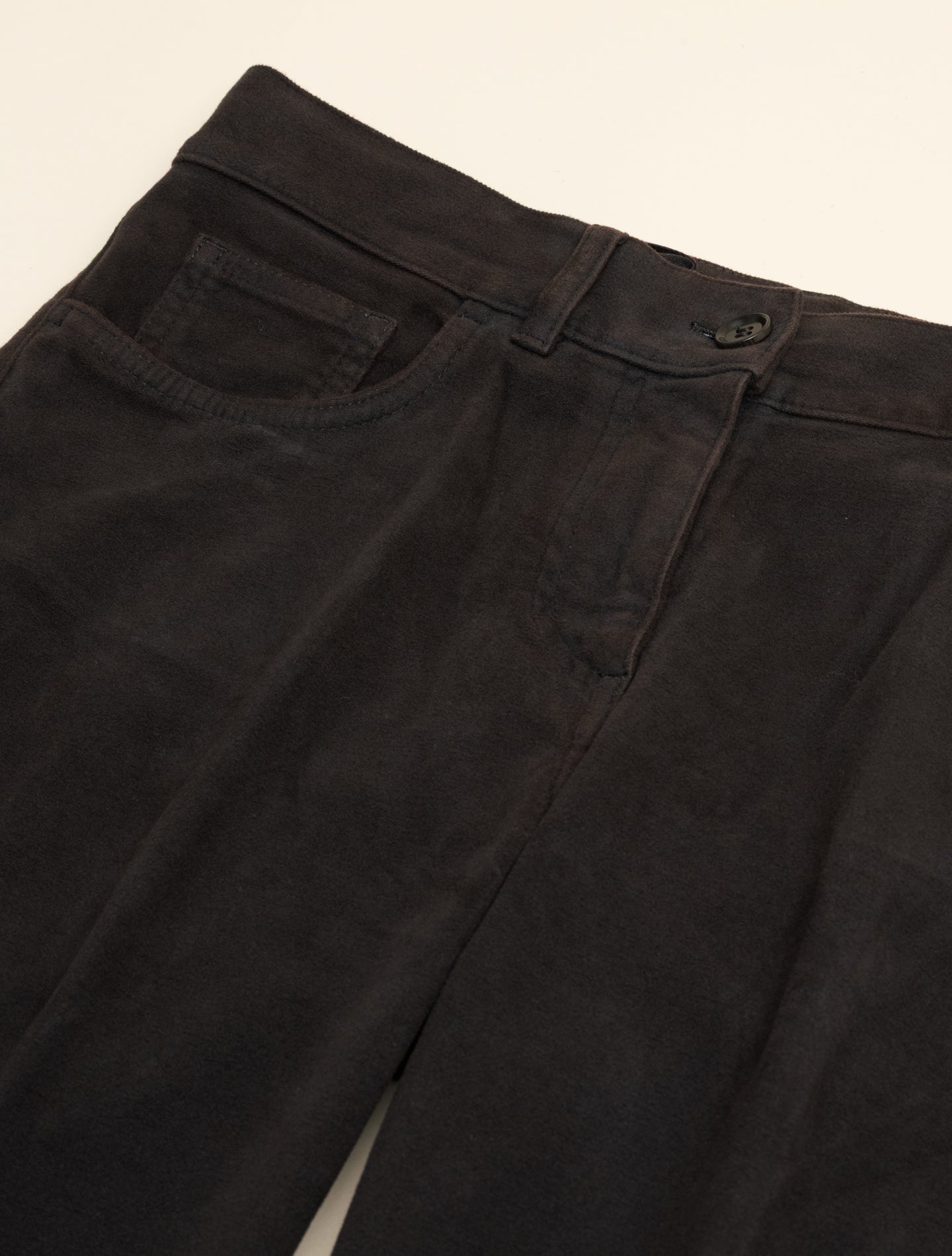 Moleskin Straight Leg Trousers Brown Aspesi Trousers IT 38