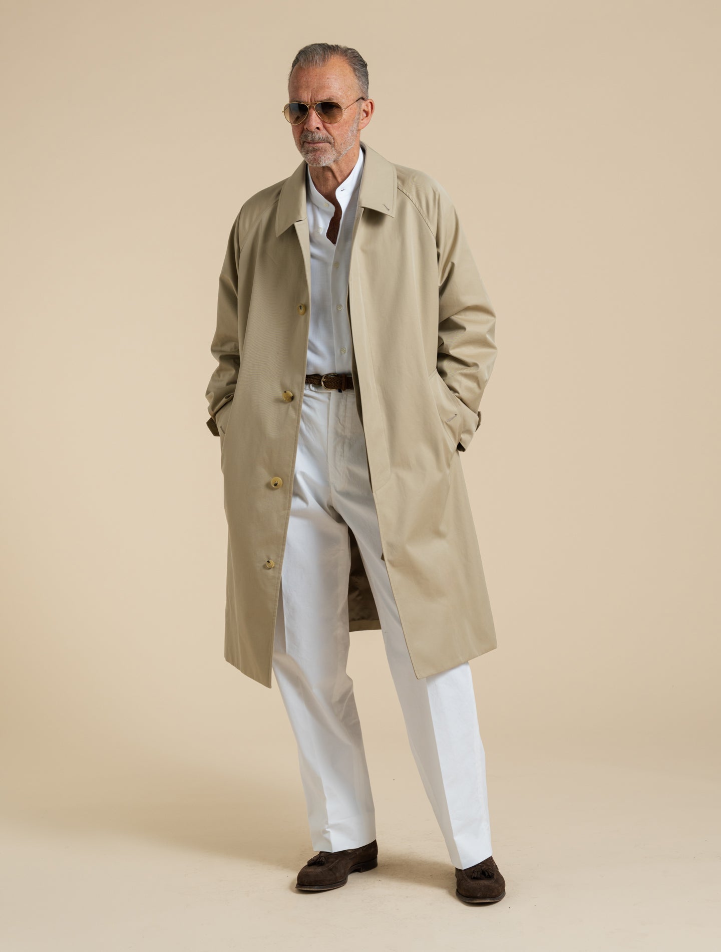 New Balfield Cotton Raglan Coat Honey Mackintosh Outerwear 38/M