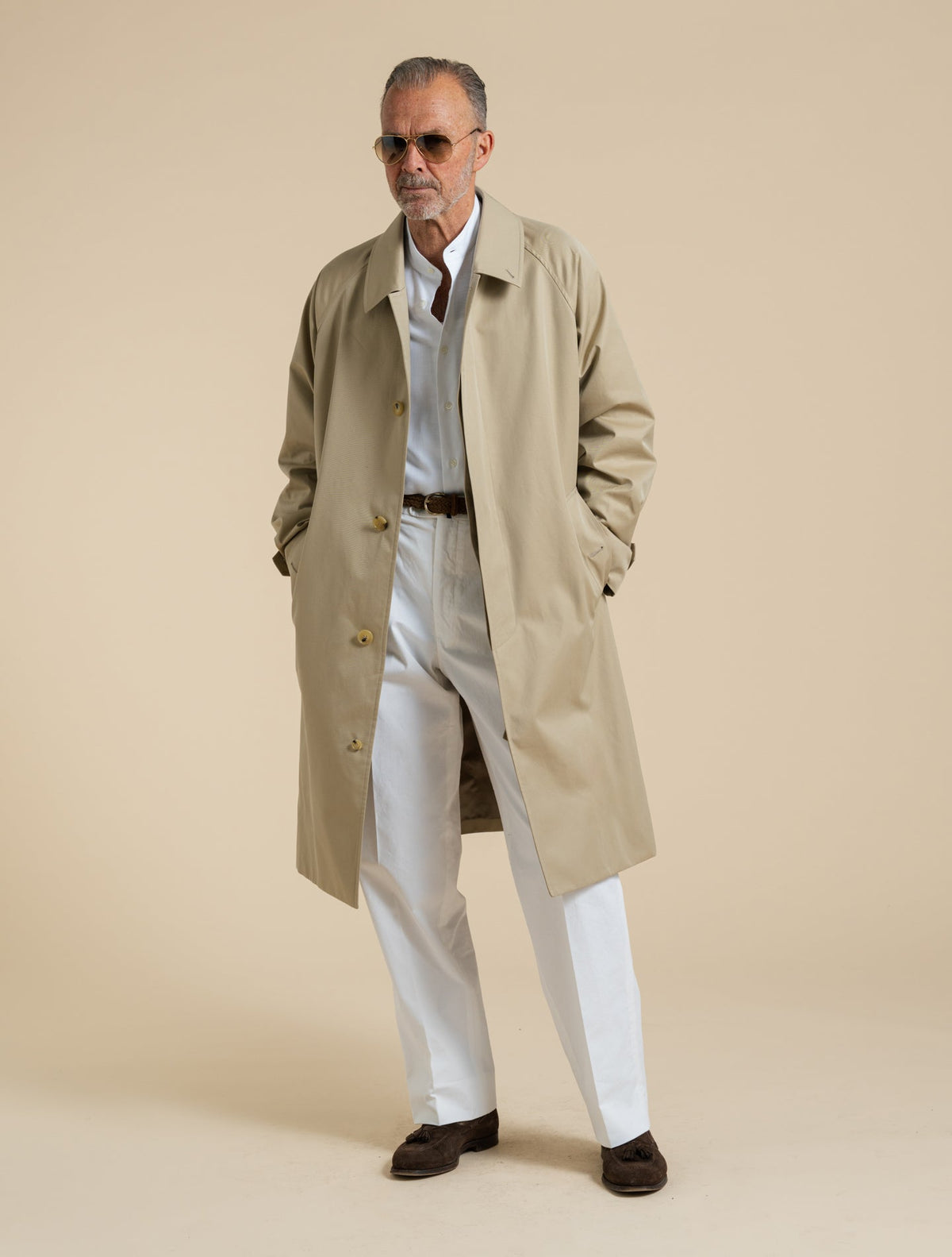 Mackintosh Car Coat Honey | Timeless Craftsmanship | Gabucci