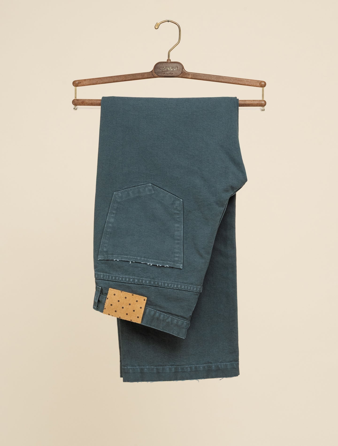 Oceano Winter Canvas Five-Pocket Trousers Grey Massimo Alba Trousers 31