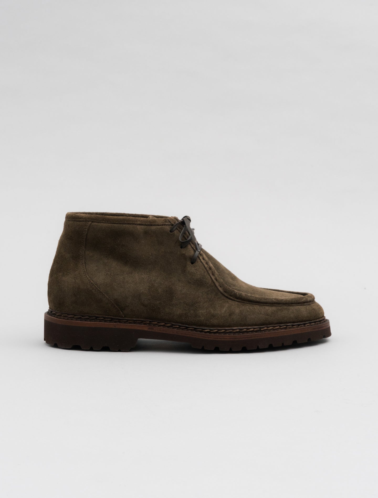 Parabontoni Fur - Line Suede Boots Dark Taupe Bontoni Boots 42