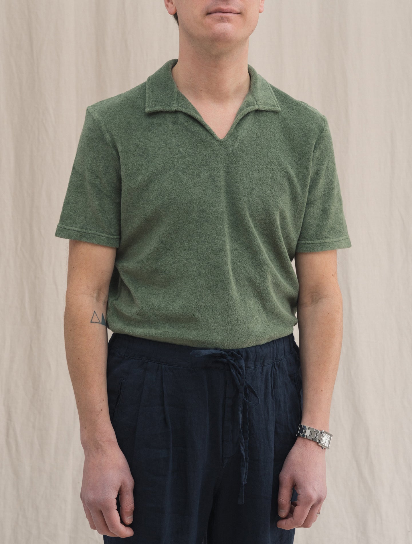 Peter Terry Short Sleeve Green Fedeli Polo shirts 48