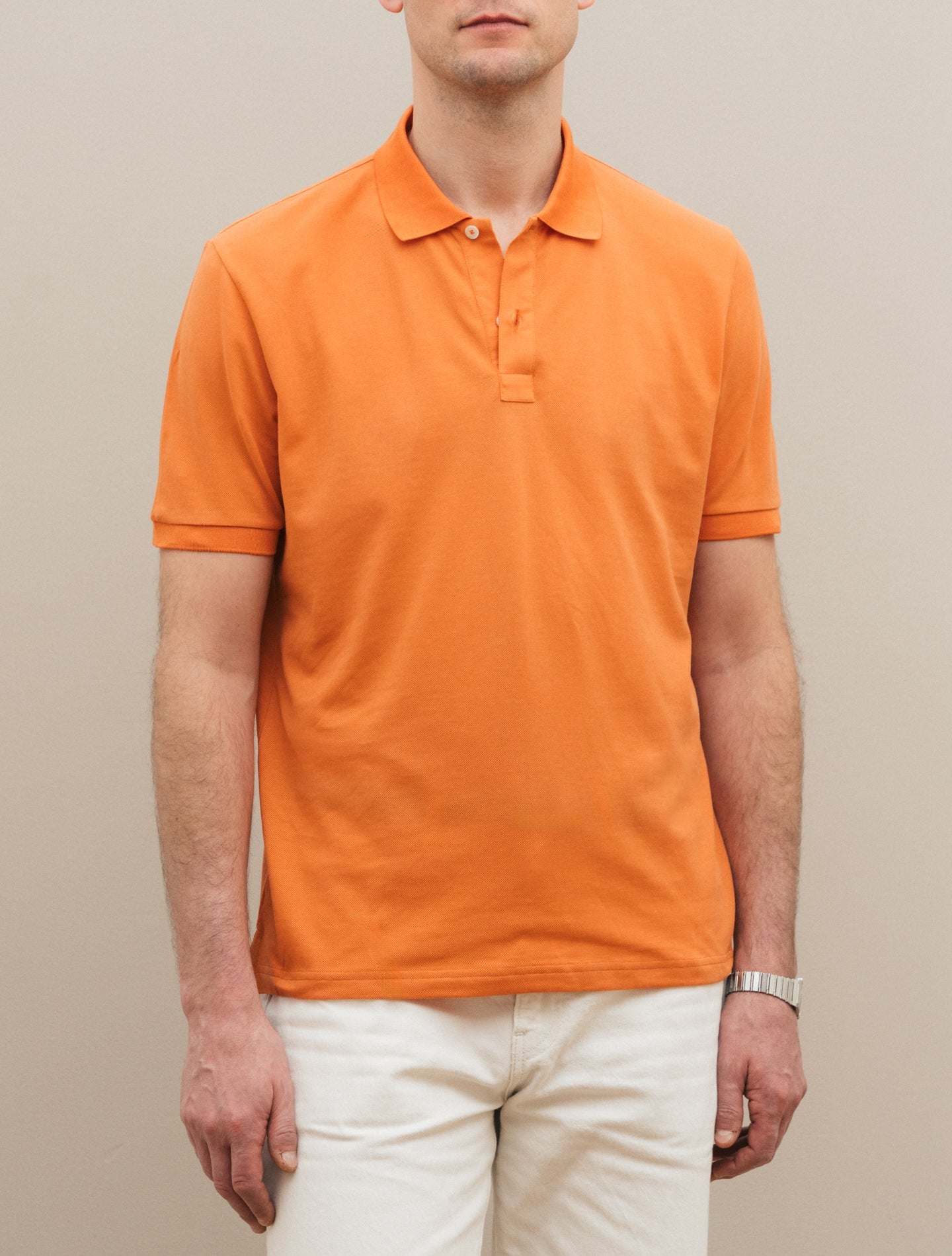 Pike Polo Shirt Short Sleeve Orange Morgano Polo shirts 48