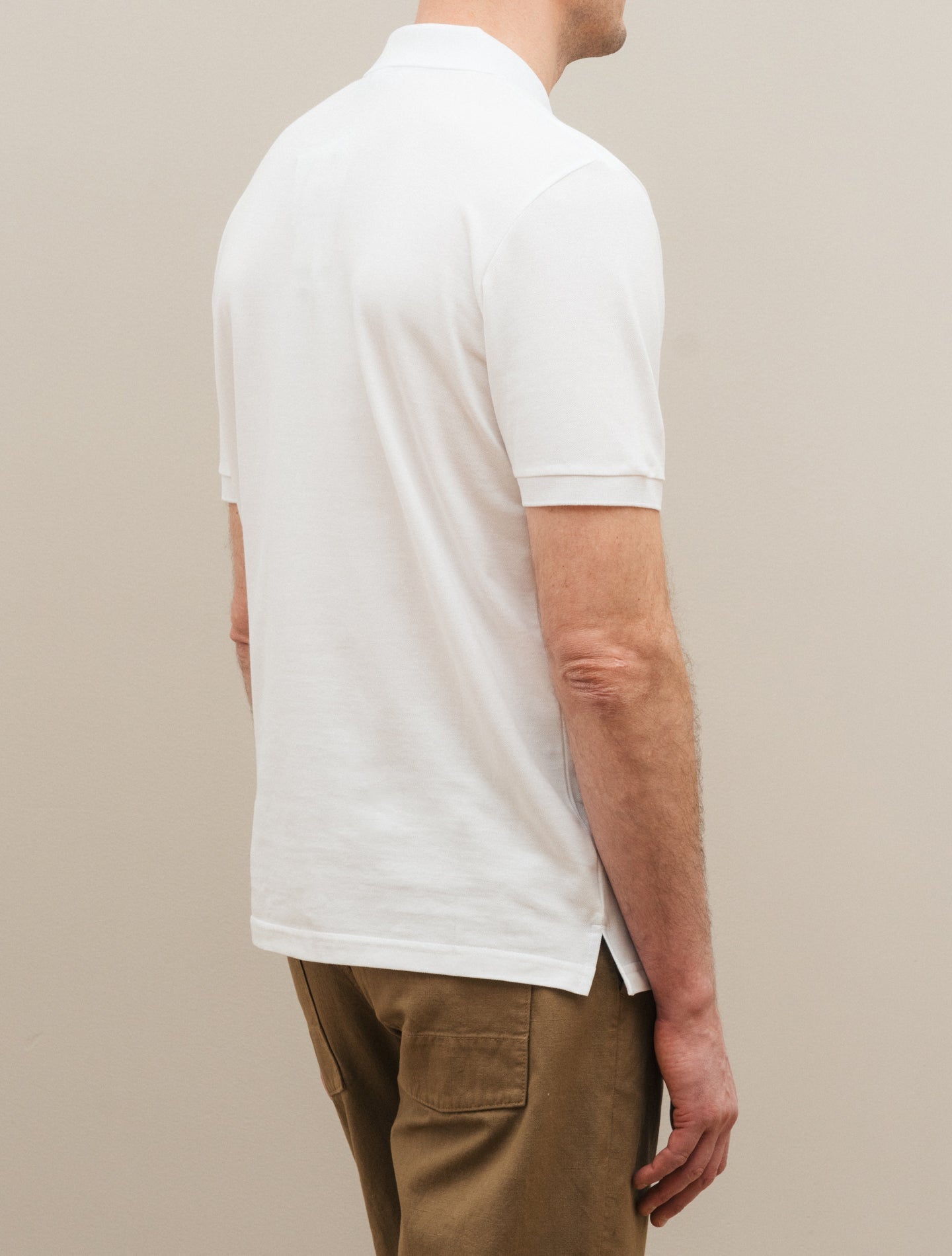 Pike Polo Shirt Short Sleeve White Morgano Polo shirts 48