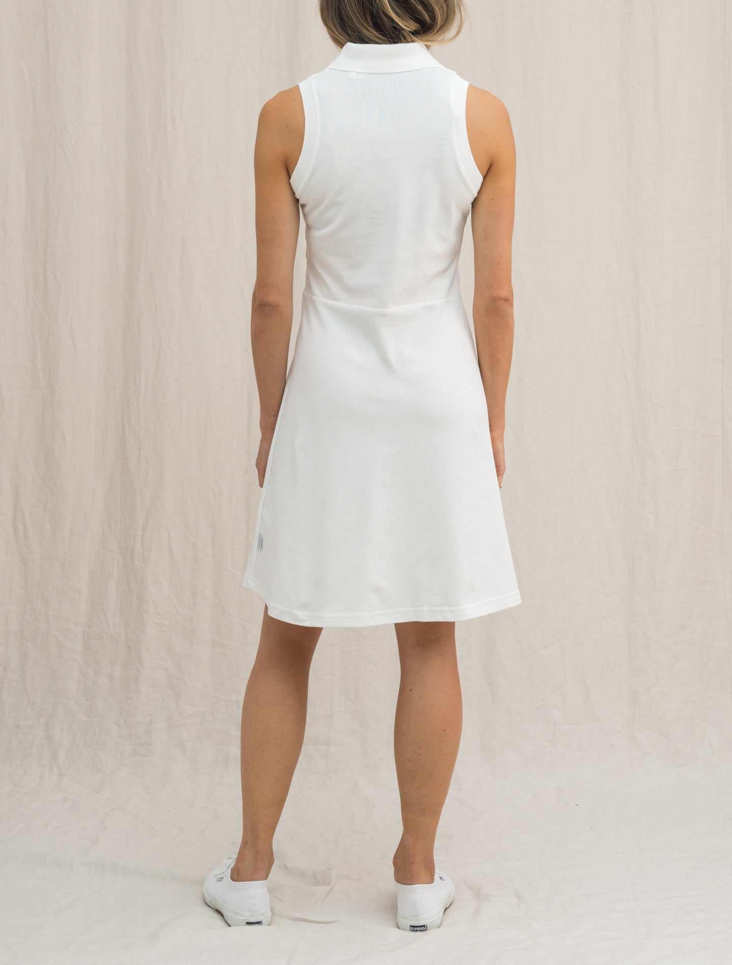 Pique Tennis Dress White Aspesi Dresses S