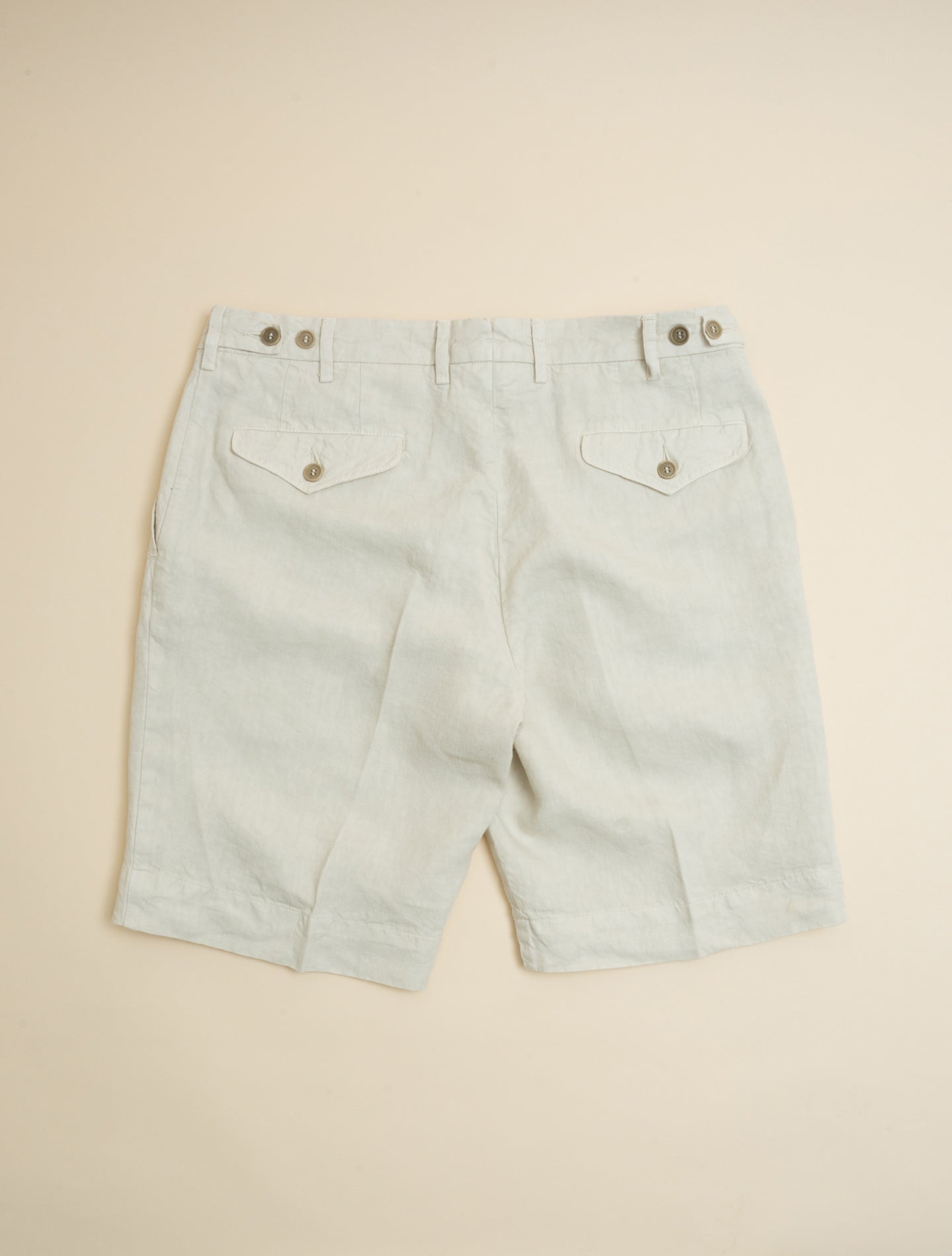 Pleated Linen Shorts Sand Rota Shorts 48