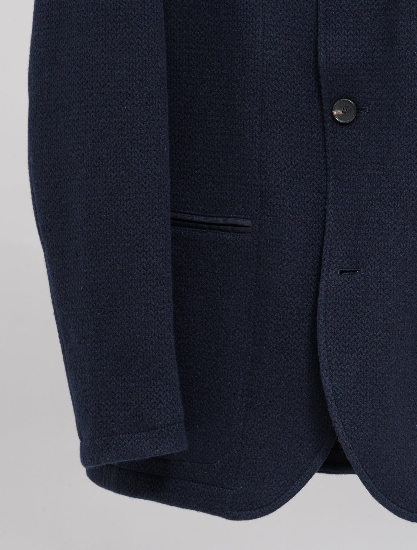 Poggio Wool Silk Cashmere Jacket Navy Manto Jackets 48