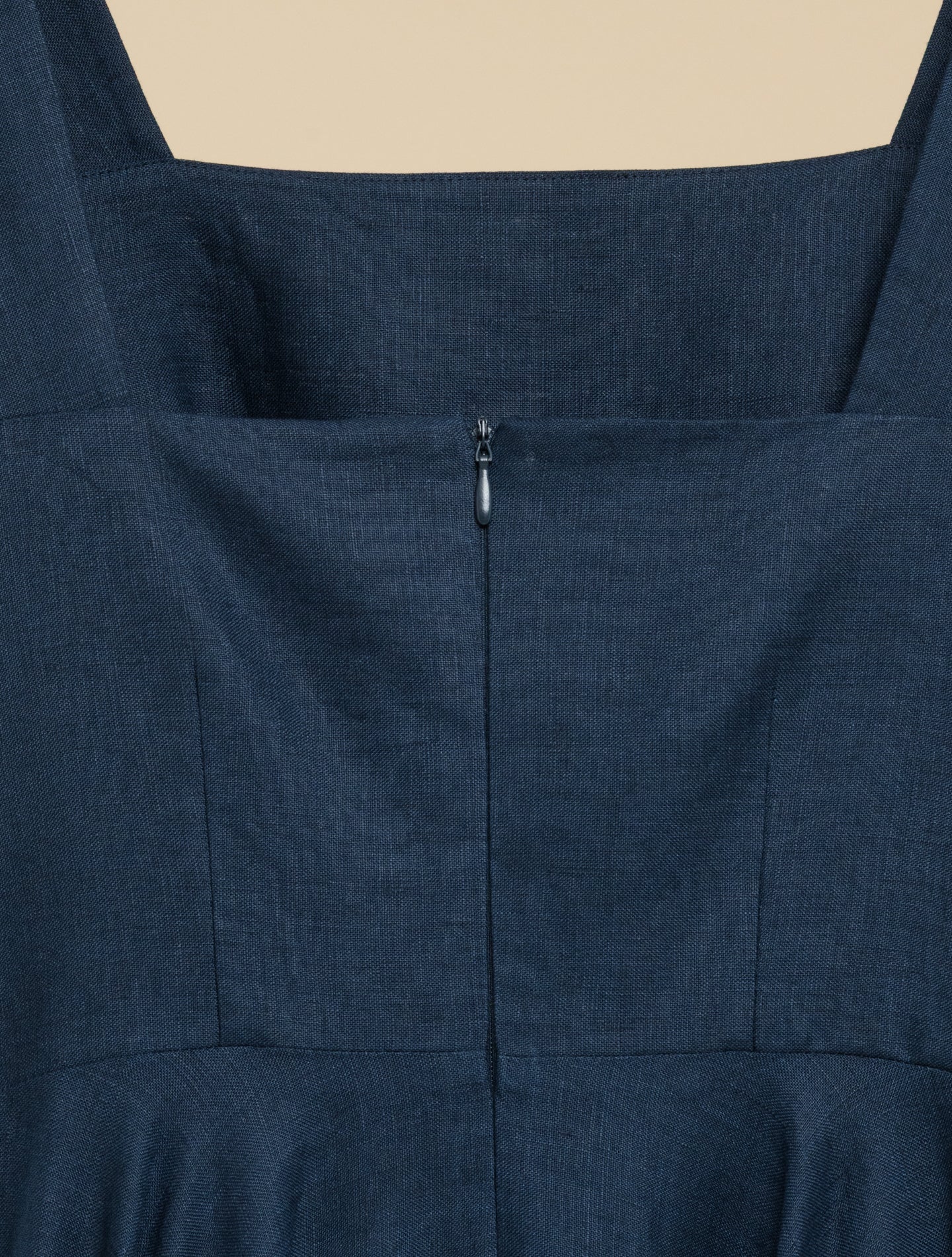 Rawi Linen Dress Dark Blue Lardini Dresses IT 38