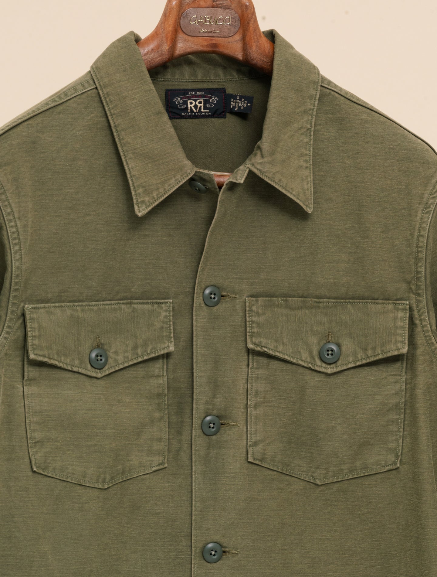 Regiment Overshirt Sport Olive RRL Overshirts S