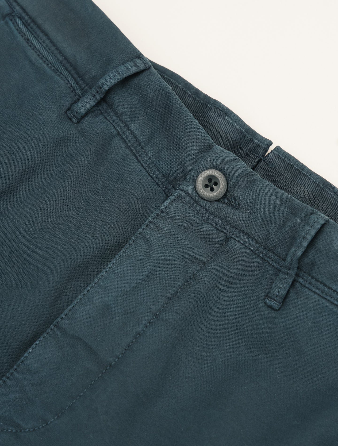 Regular Fit Cotton Short Navy Incotex Shorts 31