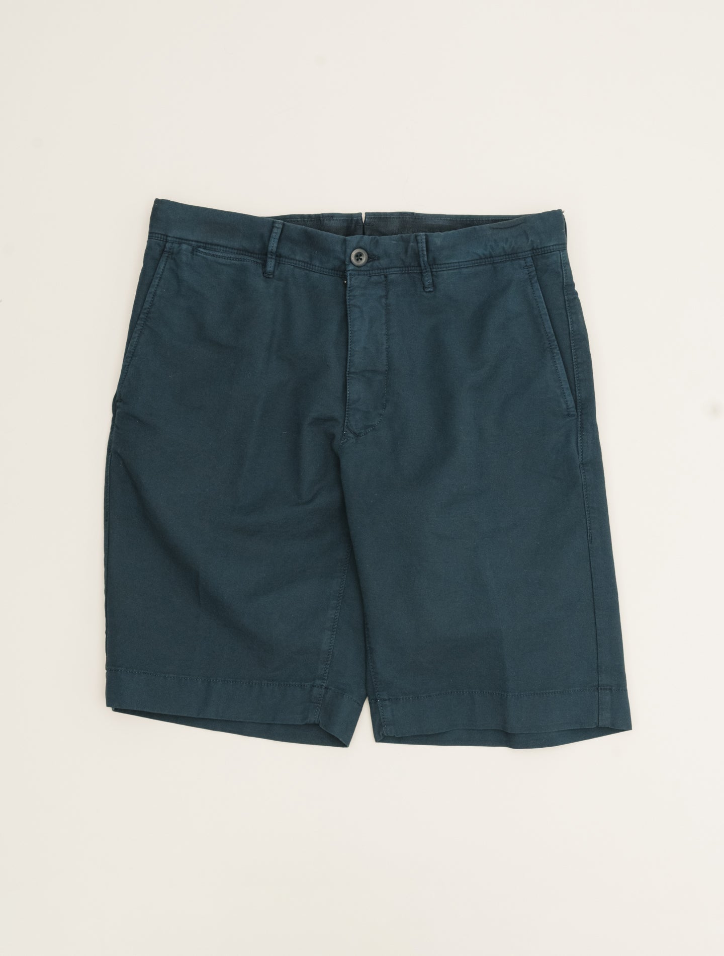 Regular Fit Cotton Short Navy Incotex Shorts 31