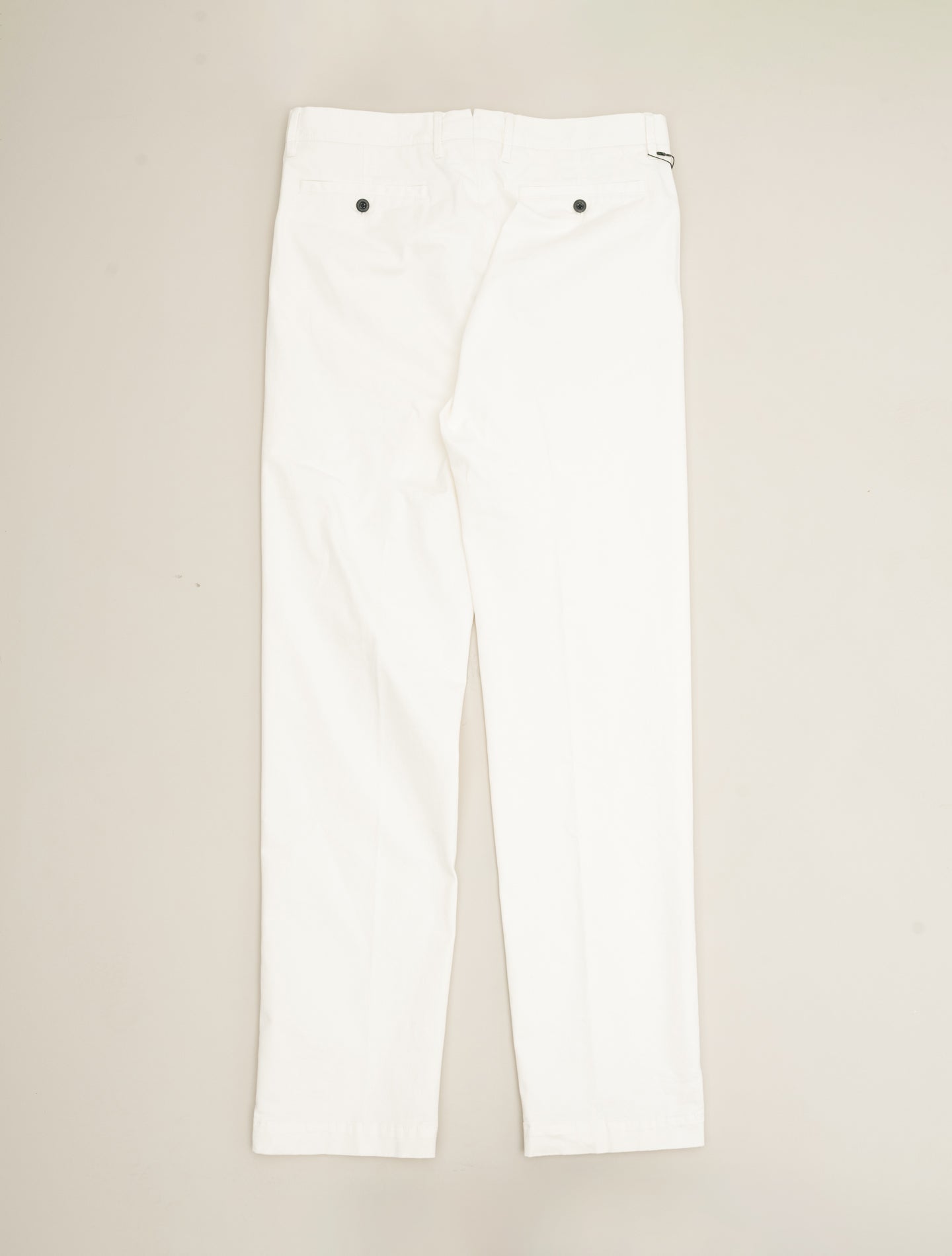 Regular Fit Cotton Slacks White Incotex Trousers 31