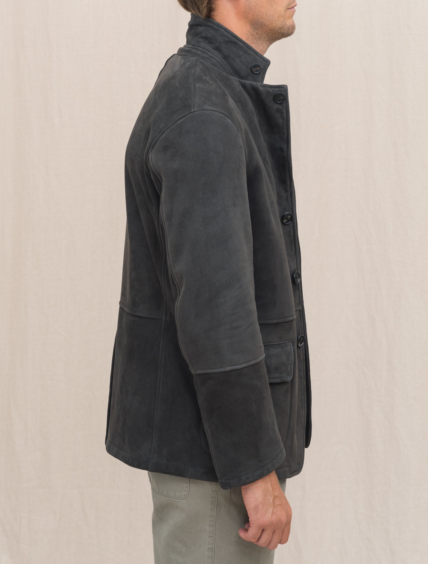 Sherling Jacket Brown Manto Outerwear 50