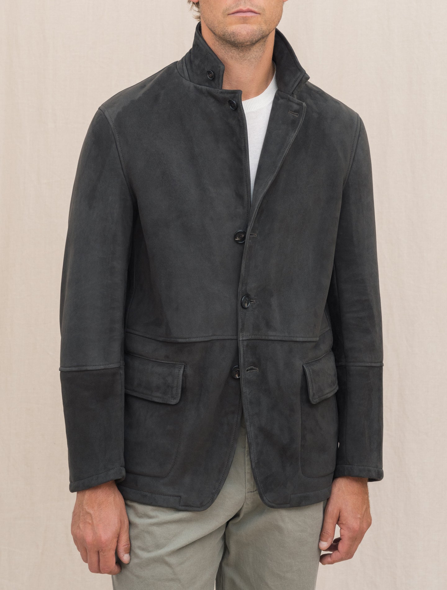 Sherling Jacket Brown Manto Outerwear 50