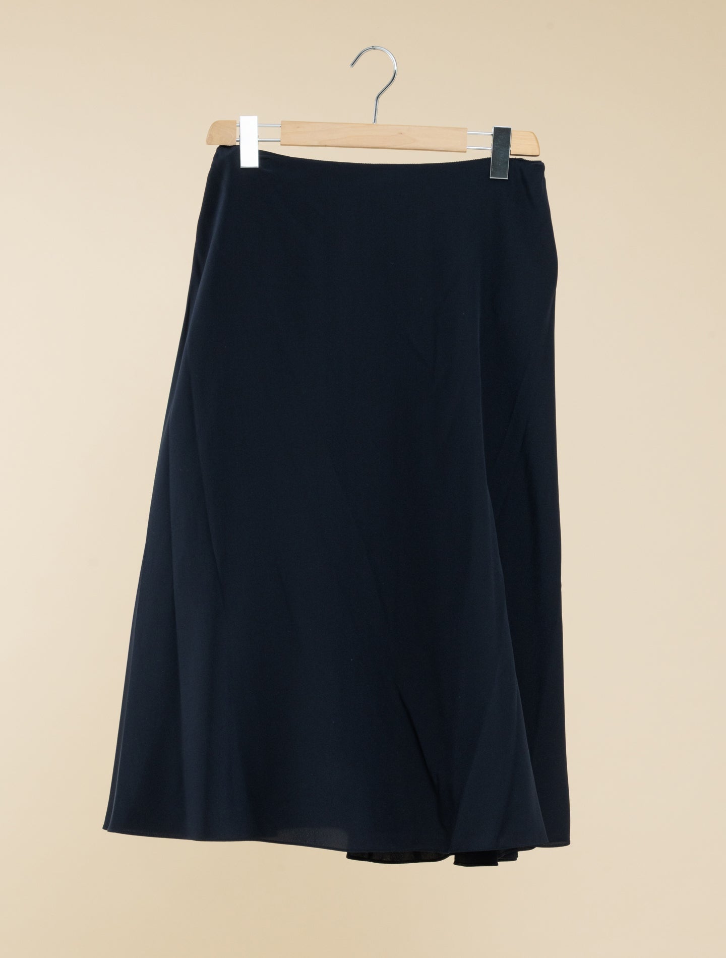 Silk Skirt Crepe de chine Navy Aspesi Skirts IT 38