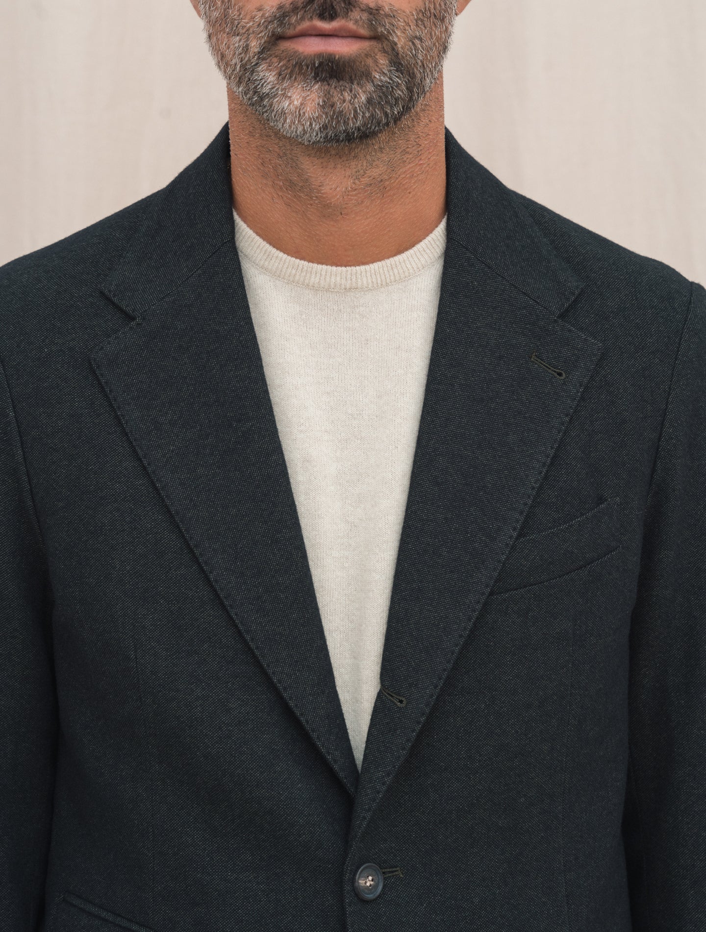 Single Breasted Catch2 Wool Cotton Jacket Green Massimo Alba Jackets 48