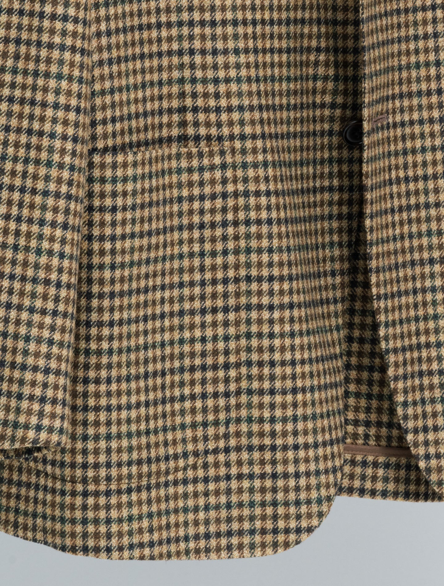 Single Breasted Gun Club Wool Cashmere Jacket Beige Belvest Jackets 48