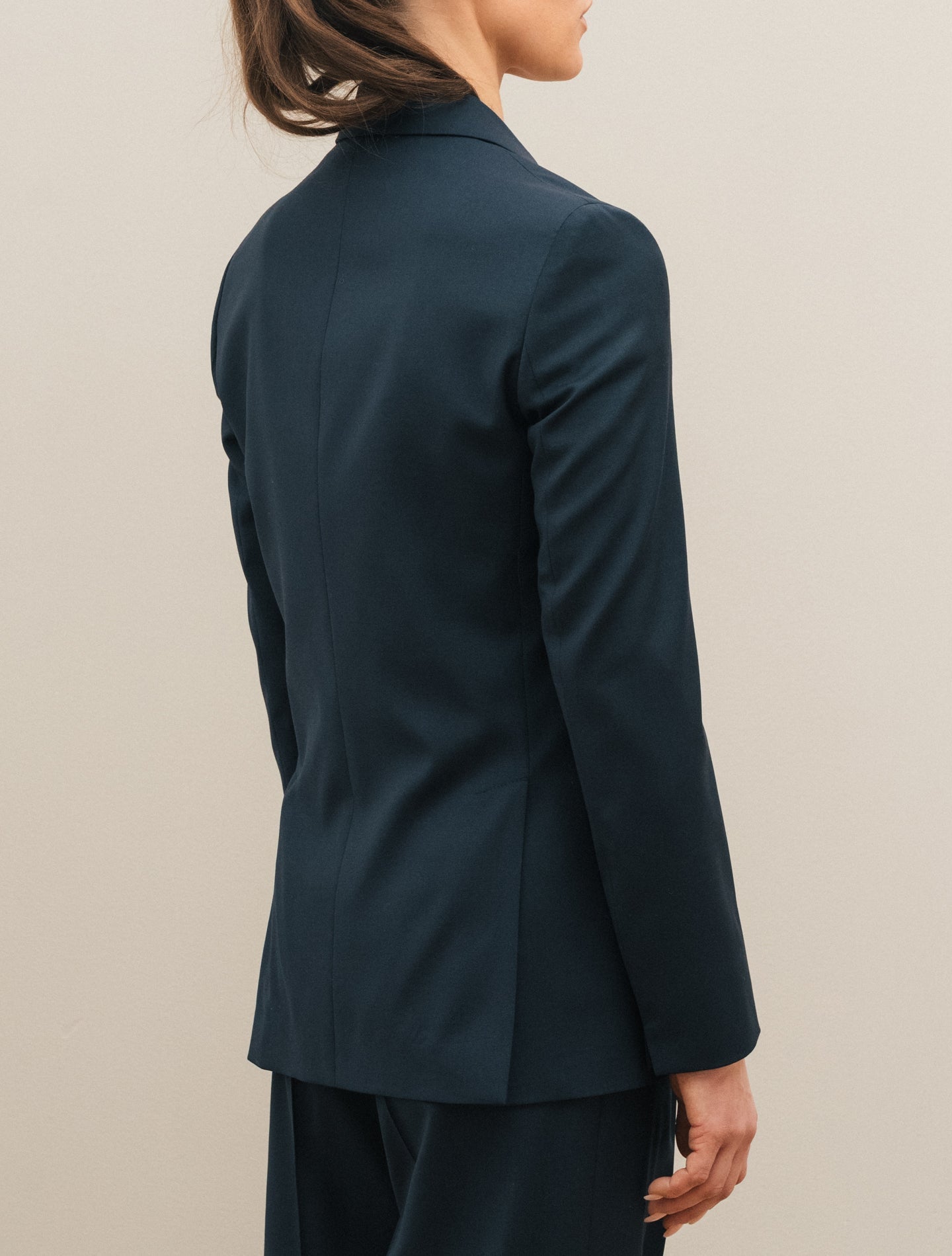 Single Breasted Loro Piana Zelander Wool jacket Navy Lardini Jackets IT 40