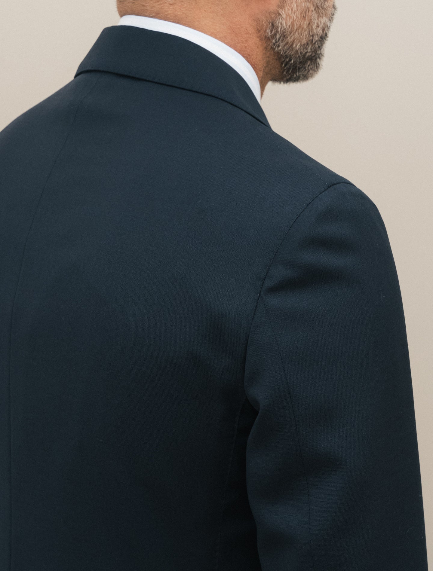 Single Breasted Wool Suit Navy Lardini Suits 46