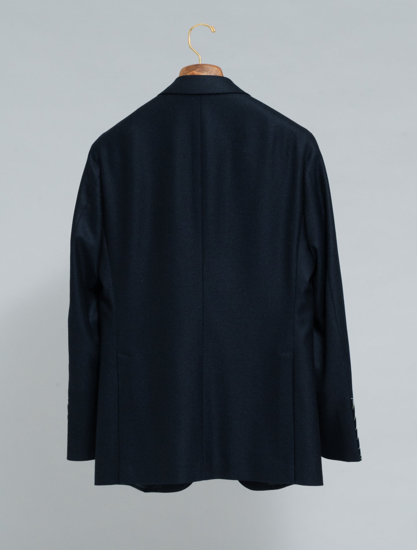 Single Brested Loro Piana Favola Wool Cashmere Jacket Navy Caruso Jackets 48