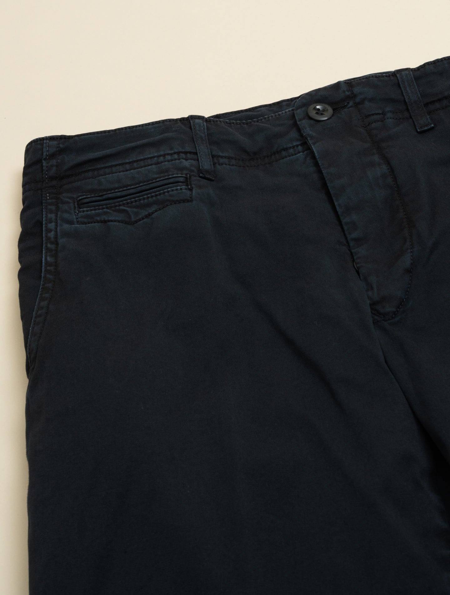 Slacks Cotton Tapered Fit Trousers Navy Incotex Trousers 31