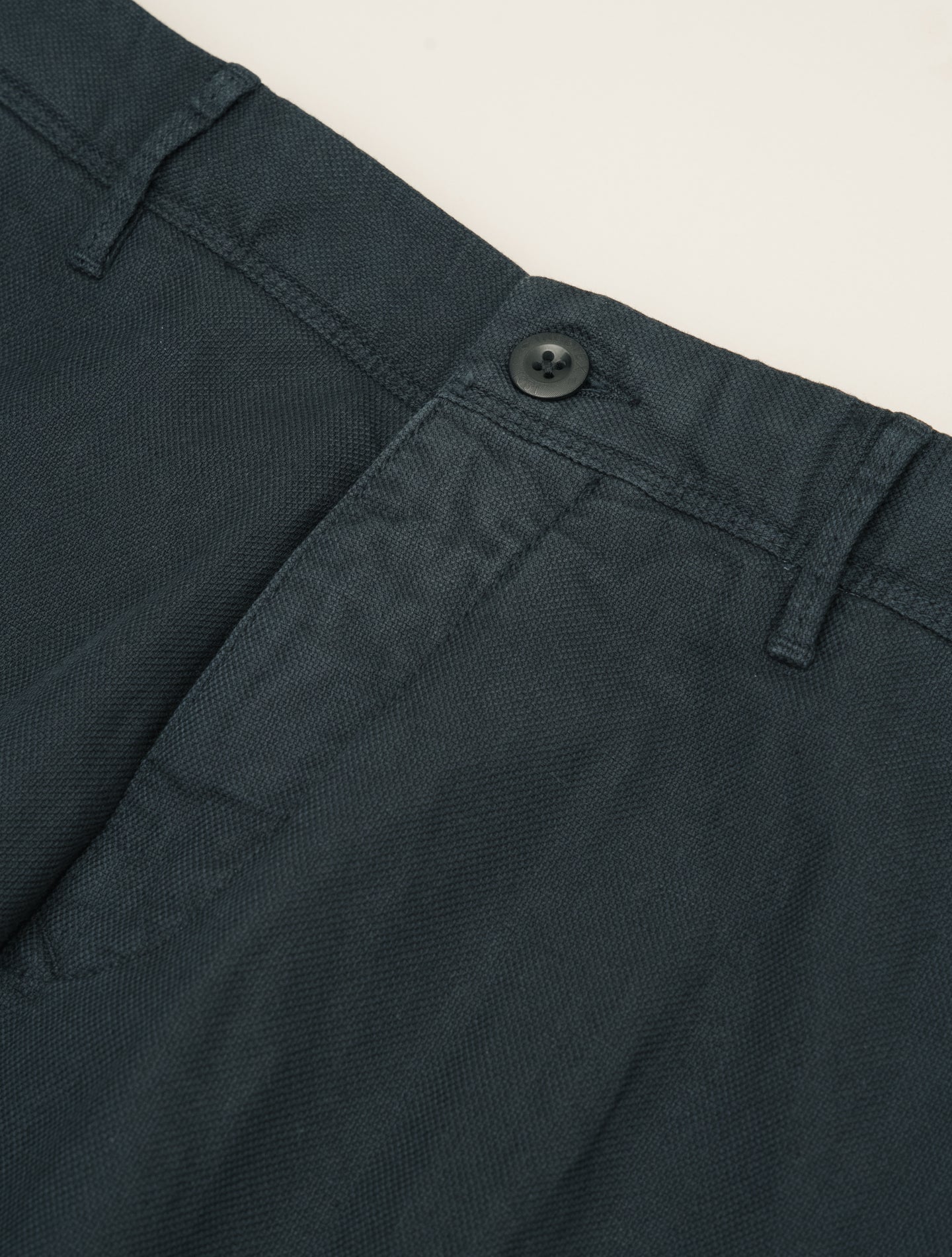 Slim Fit Cotton Linen Slacks Navy Incotex Trousers 31