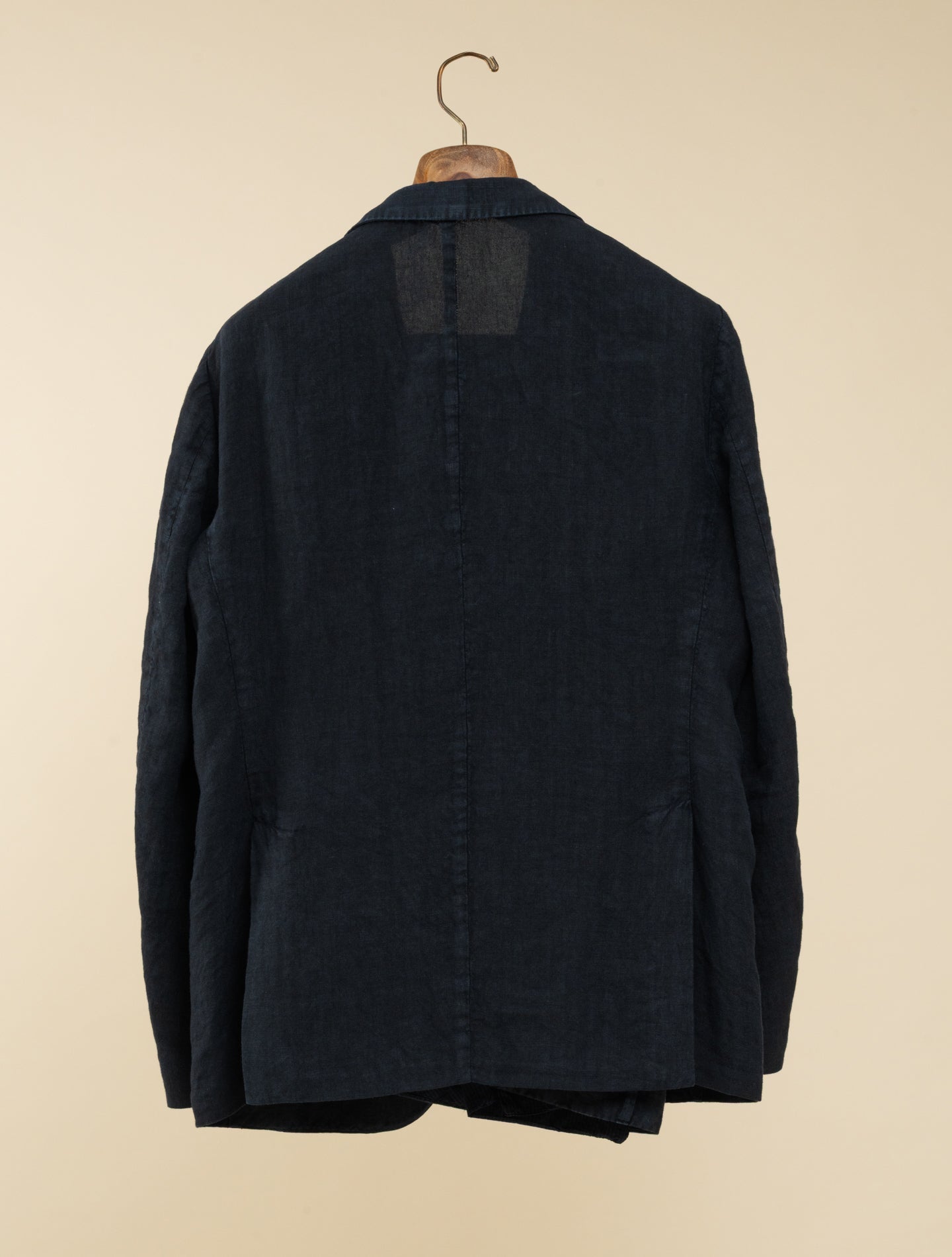 Sloop Single Breasted Linen Suit Navy Massimo Alba Suits 46