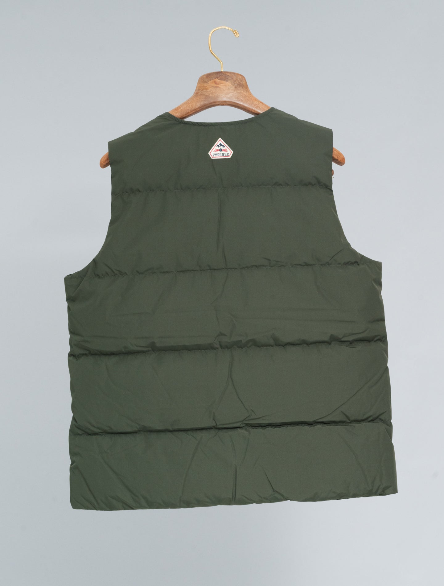 Solace Lightweight Down Vest Deep Khaki Pyrenex Outerwear M