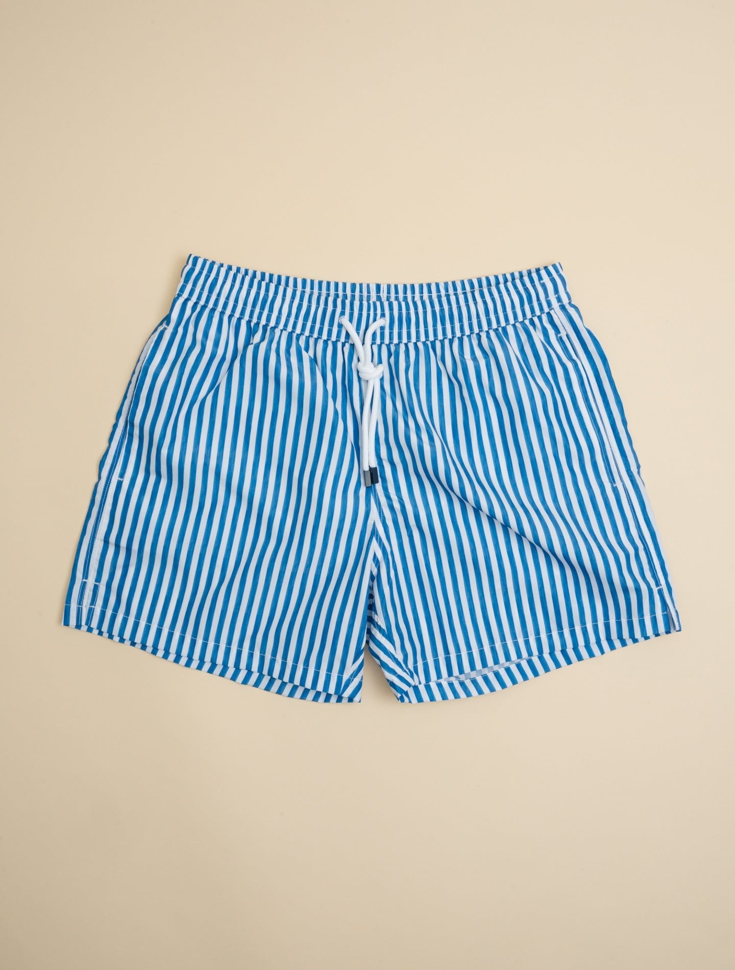 Swim Trunk Madeira Airstop Striped Swimtrunks Blue Fedeli Swimwear M