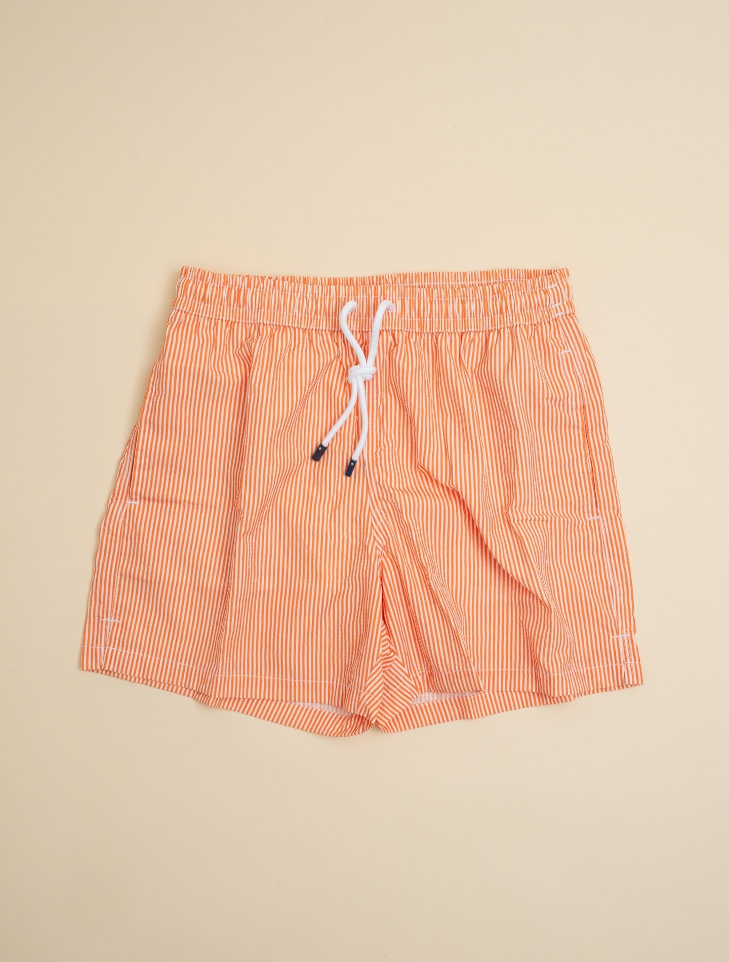 Swim Trunk Madeira Sakar Stripe Swimtrunks Orange Fedeli Swimwear M