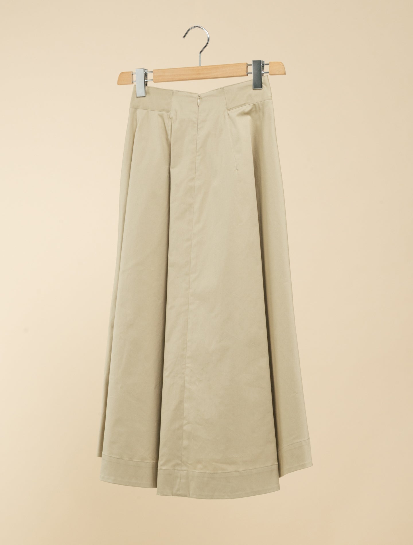 Vincenzo Cotton Midi Skirt Beige Fedeli Skirts IT 38