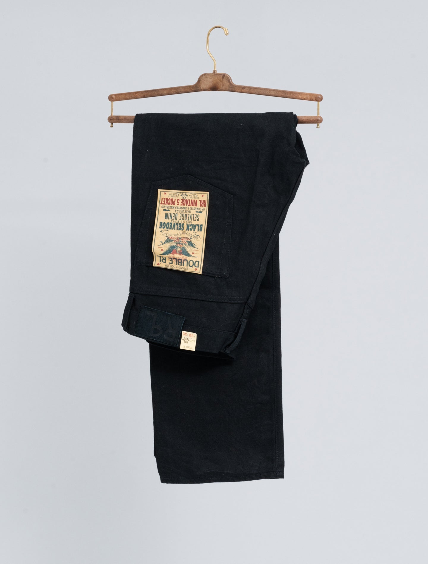 Vintage 5 - Pocket Selvedge Jean Black RRL Jeans 32/32