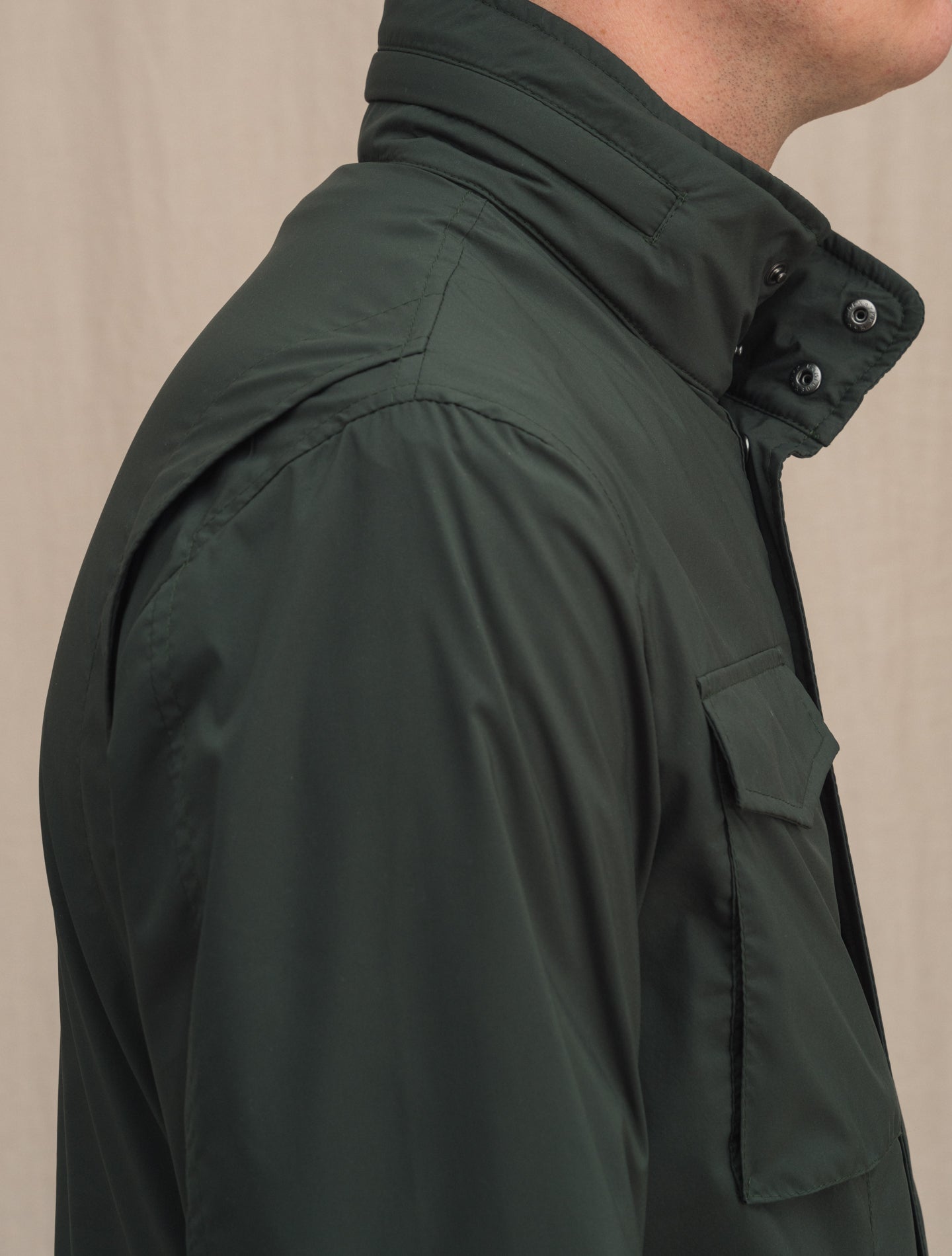 Water Repellant Field Jacket Green Manto Outerwear 48