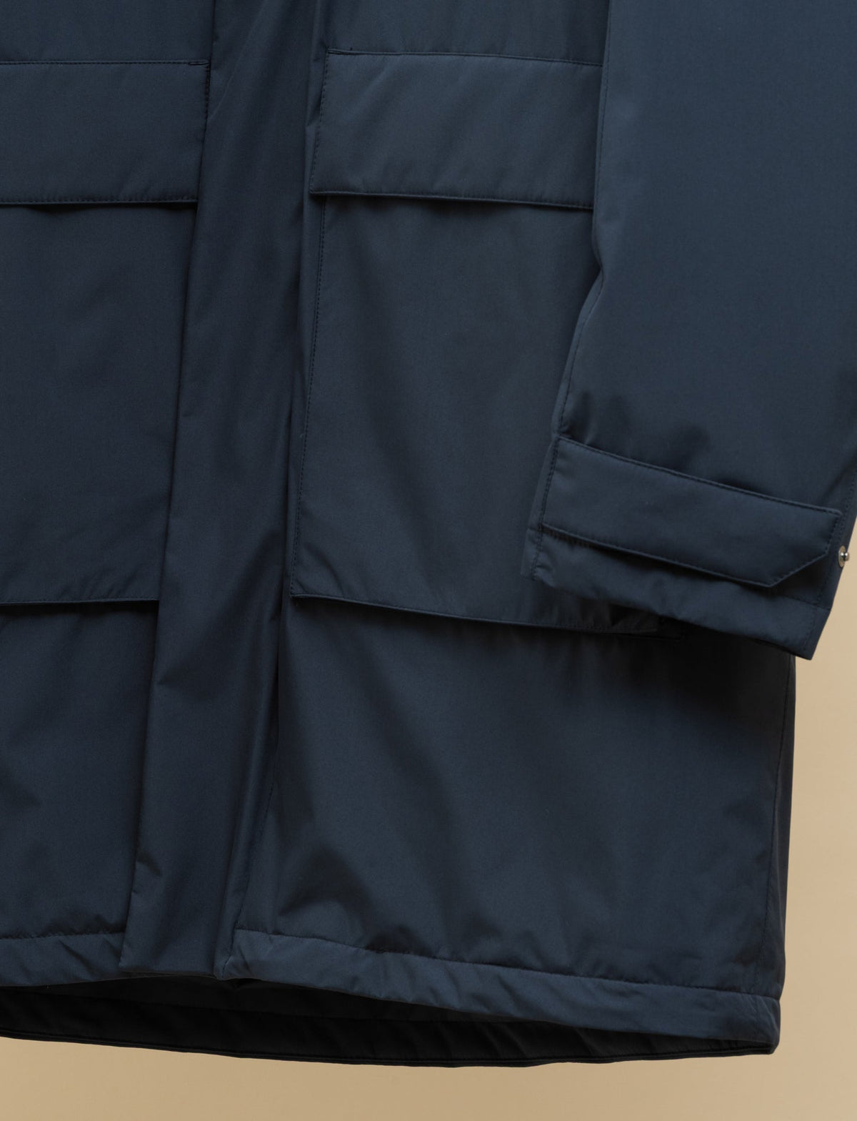 Water-repellent Down Parka Navy Herno Outerwear 48