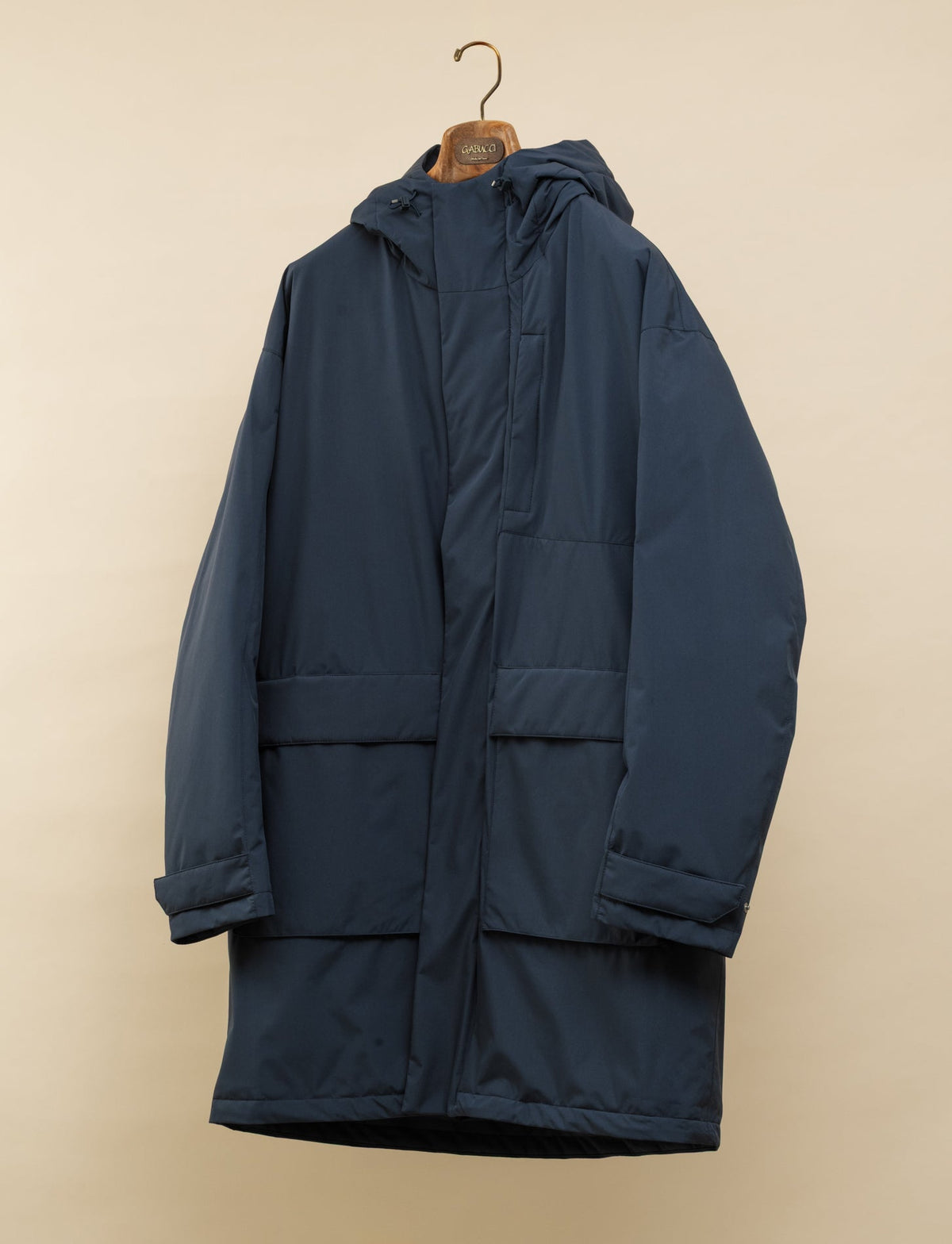 Water-repellent Down Parka Navy Herno Outerwear 48