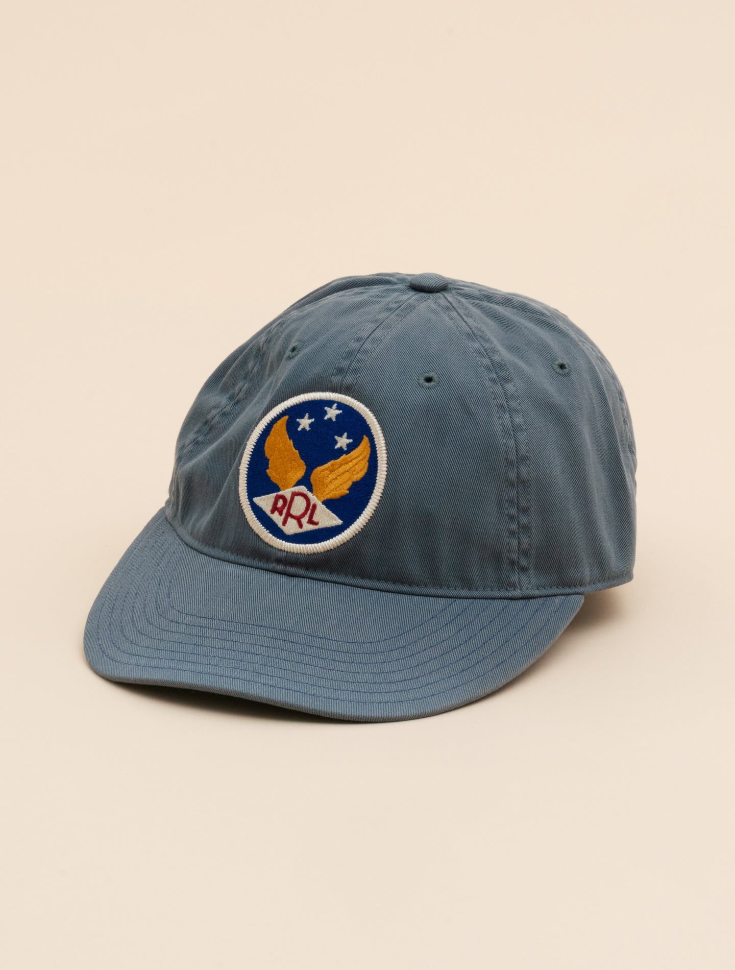 Winged - Logo Twill Baseball Cap Midnight Blue RRL Hats One Size