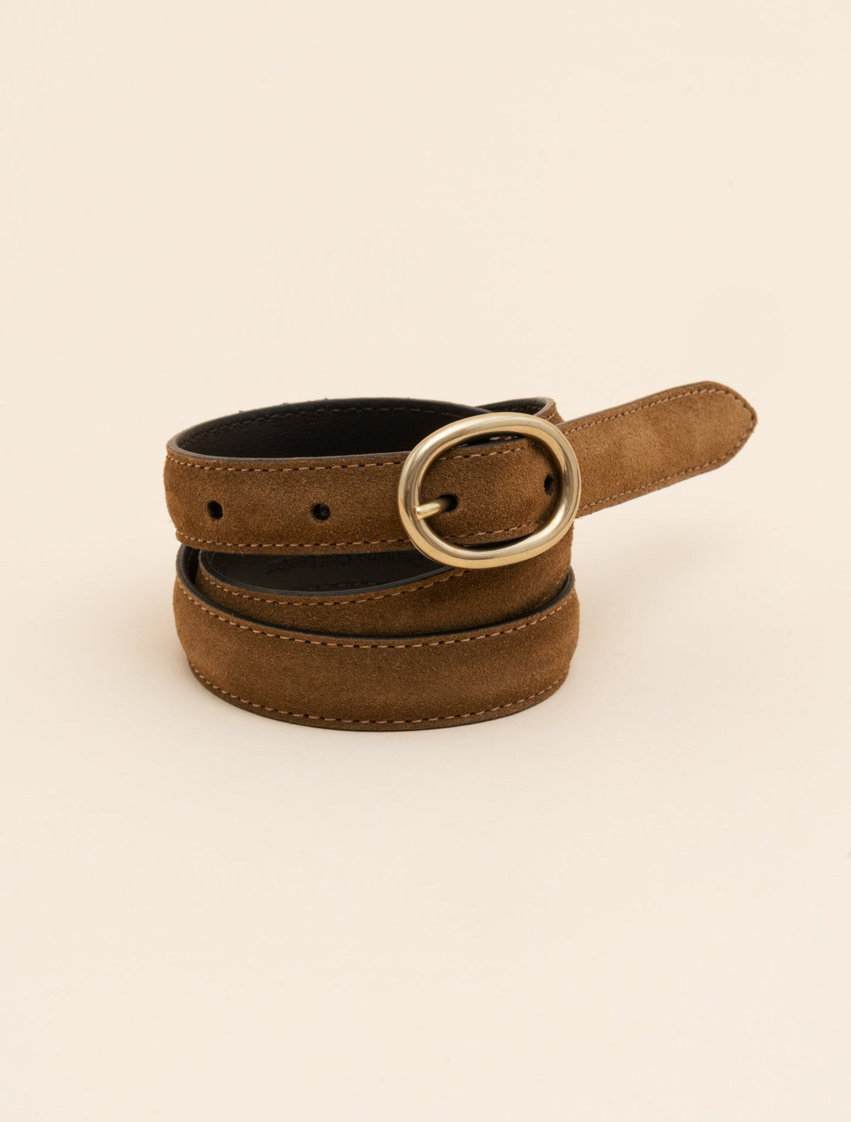 Vintage Women’s Suede Front Bow Detail Snap Closure Belt FLORENCE SUEDE BELT | B-low The Belt main image 3