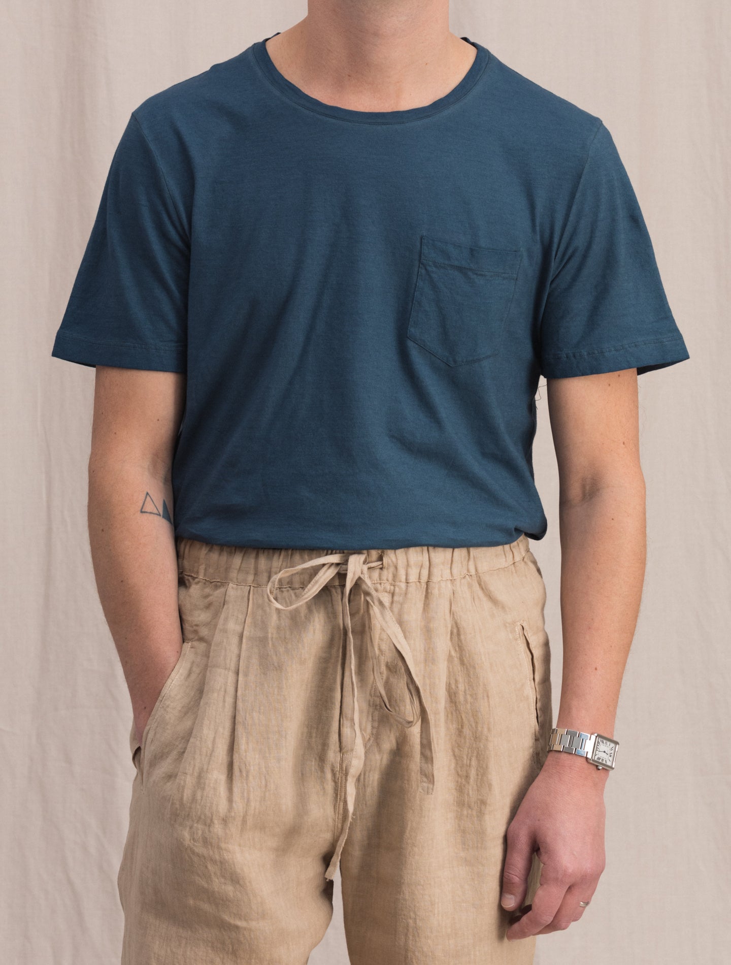 Cotton Panarea T-Shirt Moon Rock Massimo Alba T-shirts XS