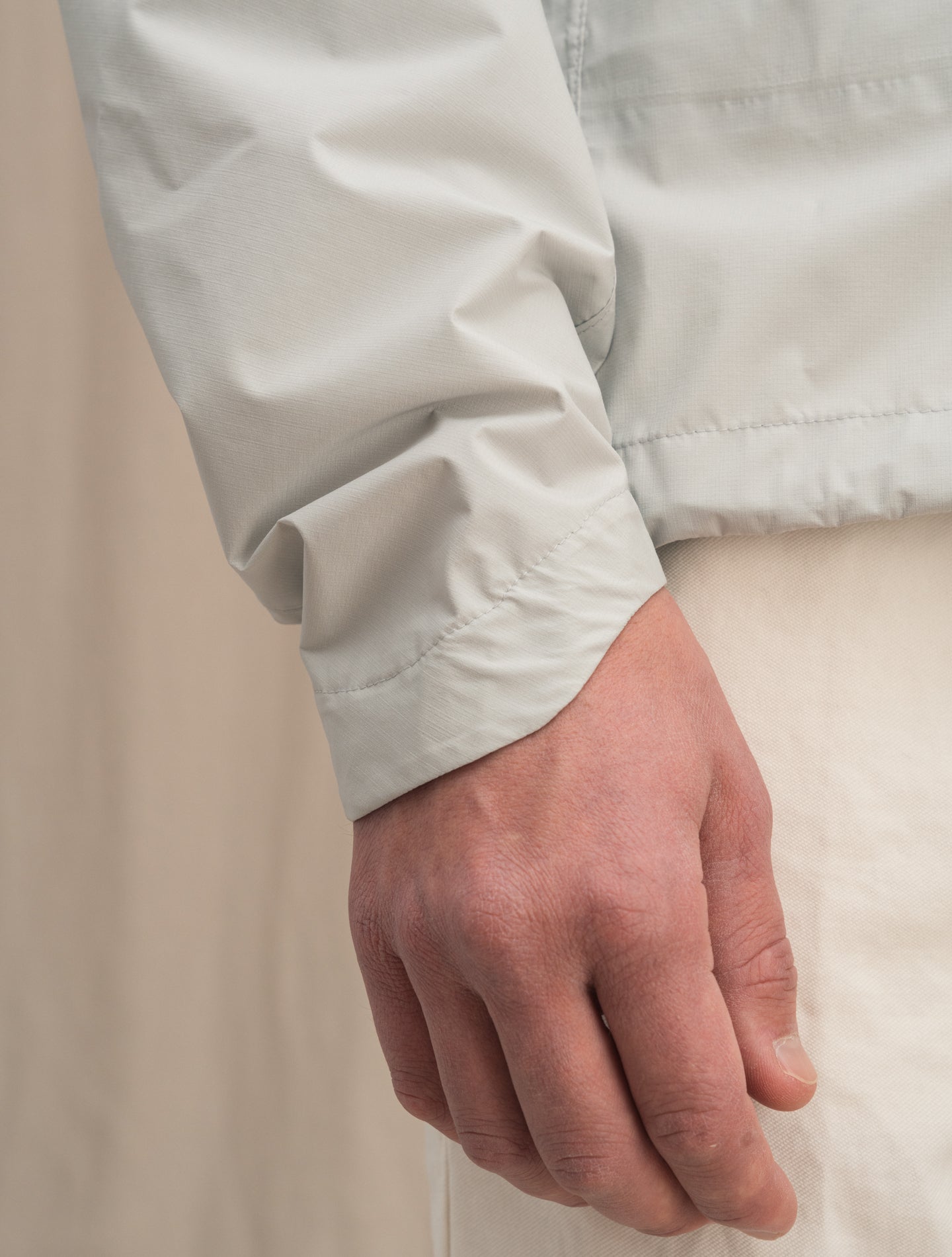Laminar Hooded Jacket Light Grey Herno Outerwear 48