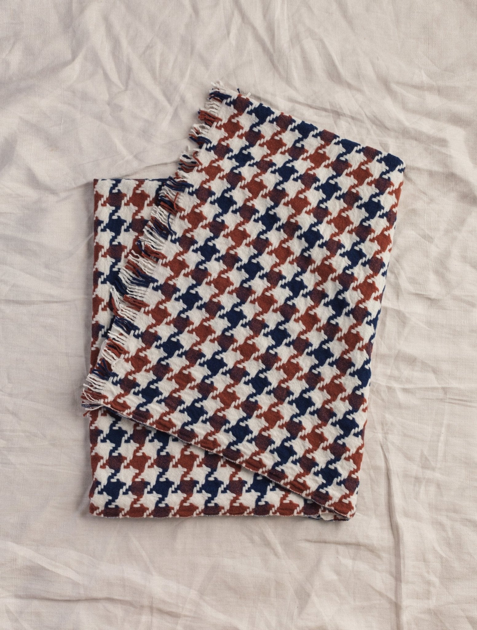 Large Houndstooth Plaid Multi Cesare Attolini Homewear Multi