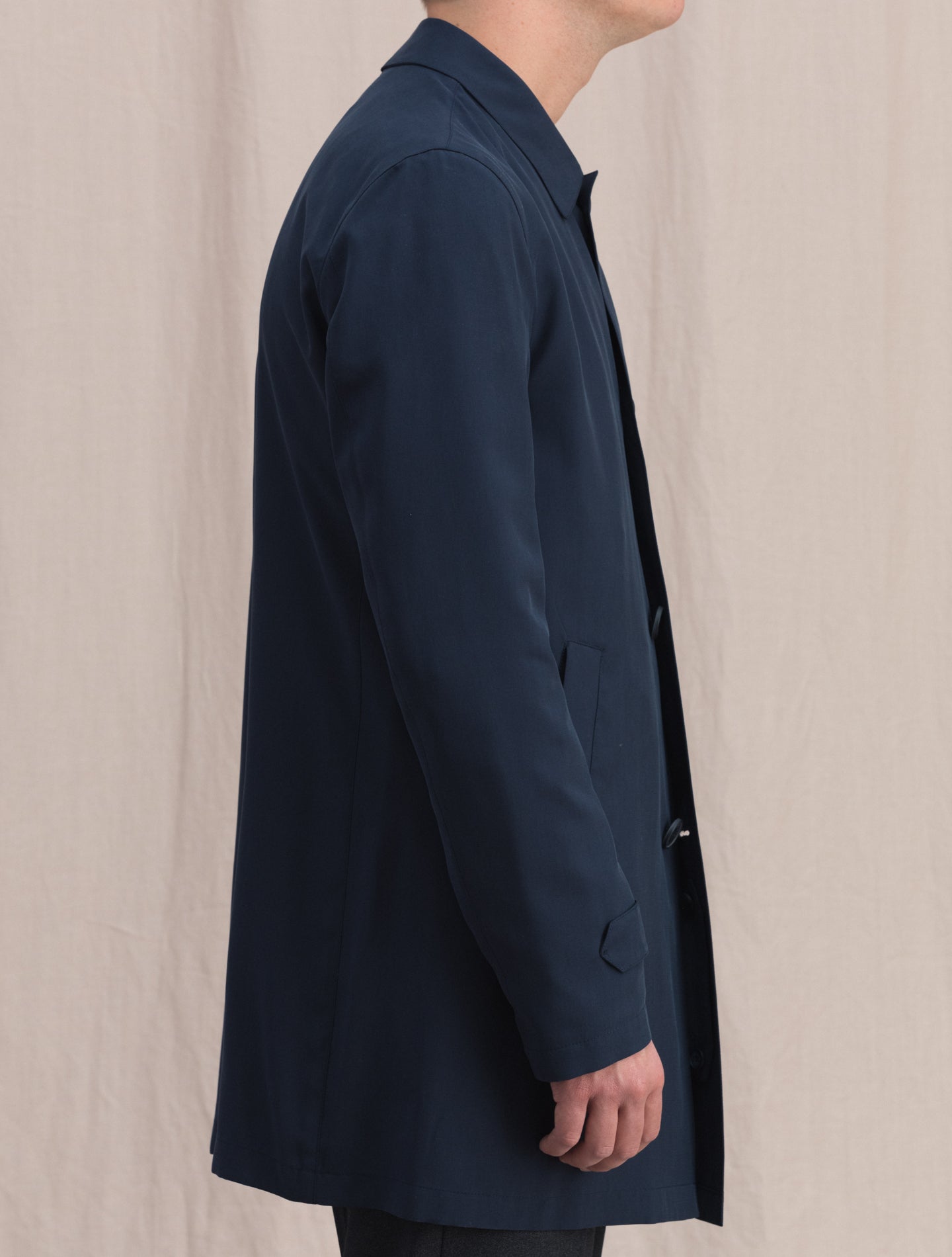 Lightweight Car Coat Navy Herno Outerwear 48