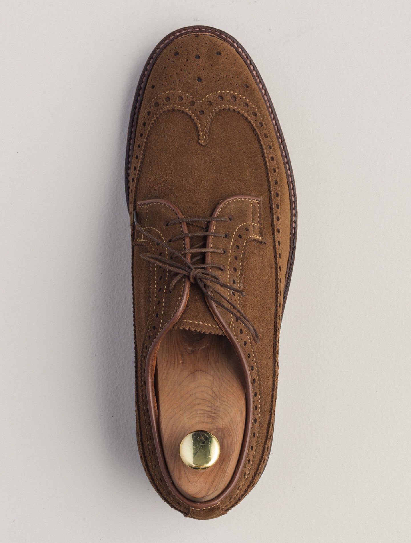 Long Wing Snuff Alden Dress shoes US 6,5