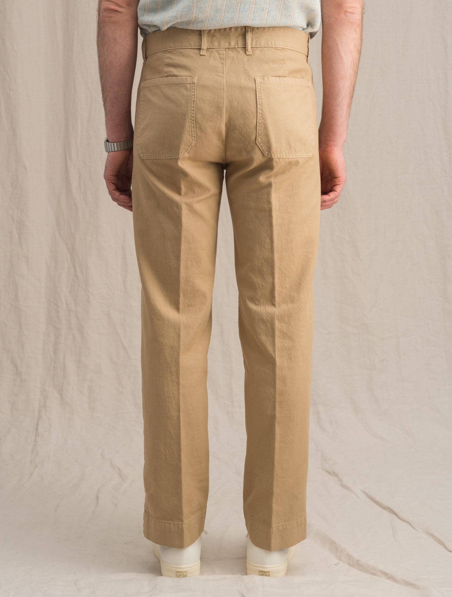 Marlin2 Cotton Linen Trouser Beige Massimo Alba Trousers 46