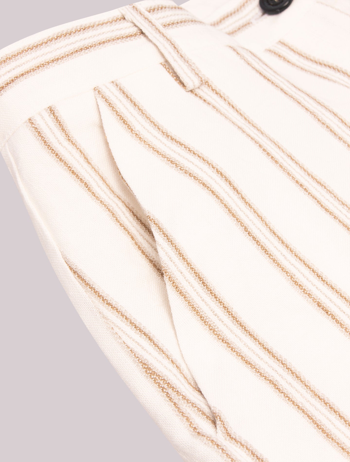 Nairobi Straight Cropped Pant Off White Massimo Alba Trousers IT 40