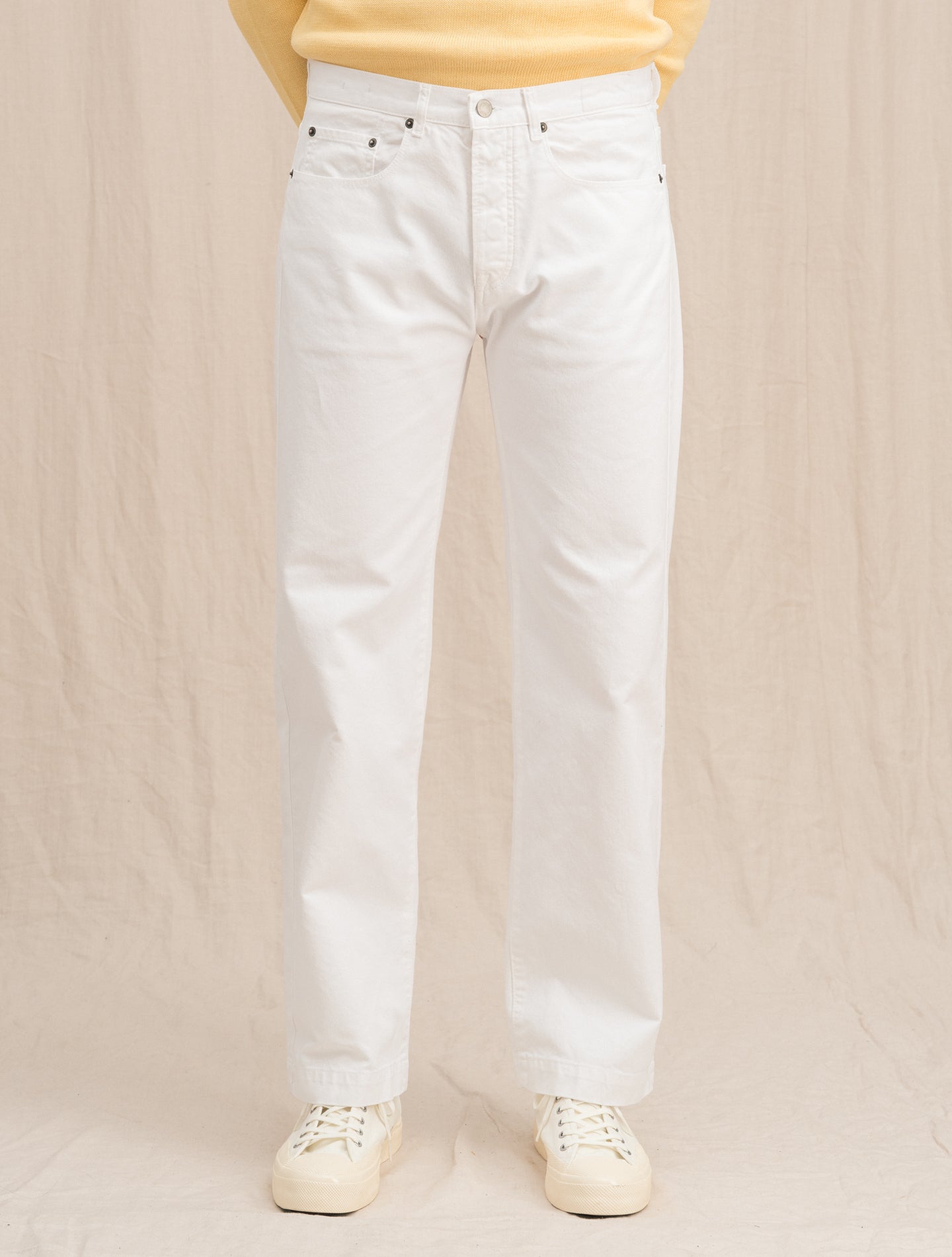 Oceano Wide legged Trouser White Massimo Alba Trousers 31