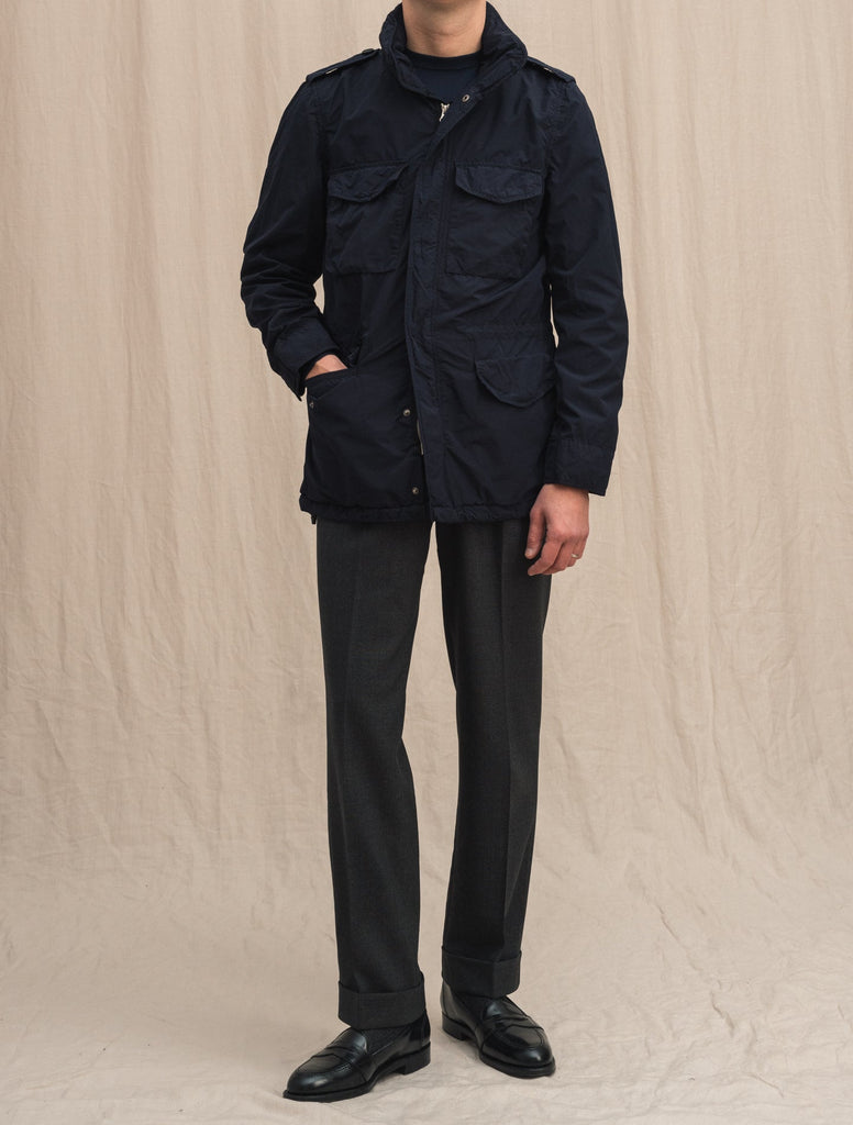 Replica Nylon Field Jacket Navy – Gabucci