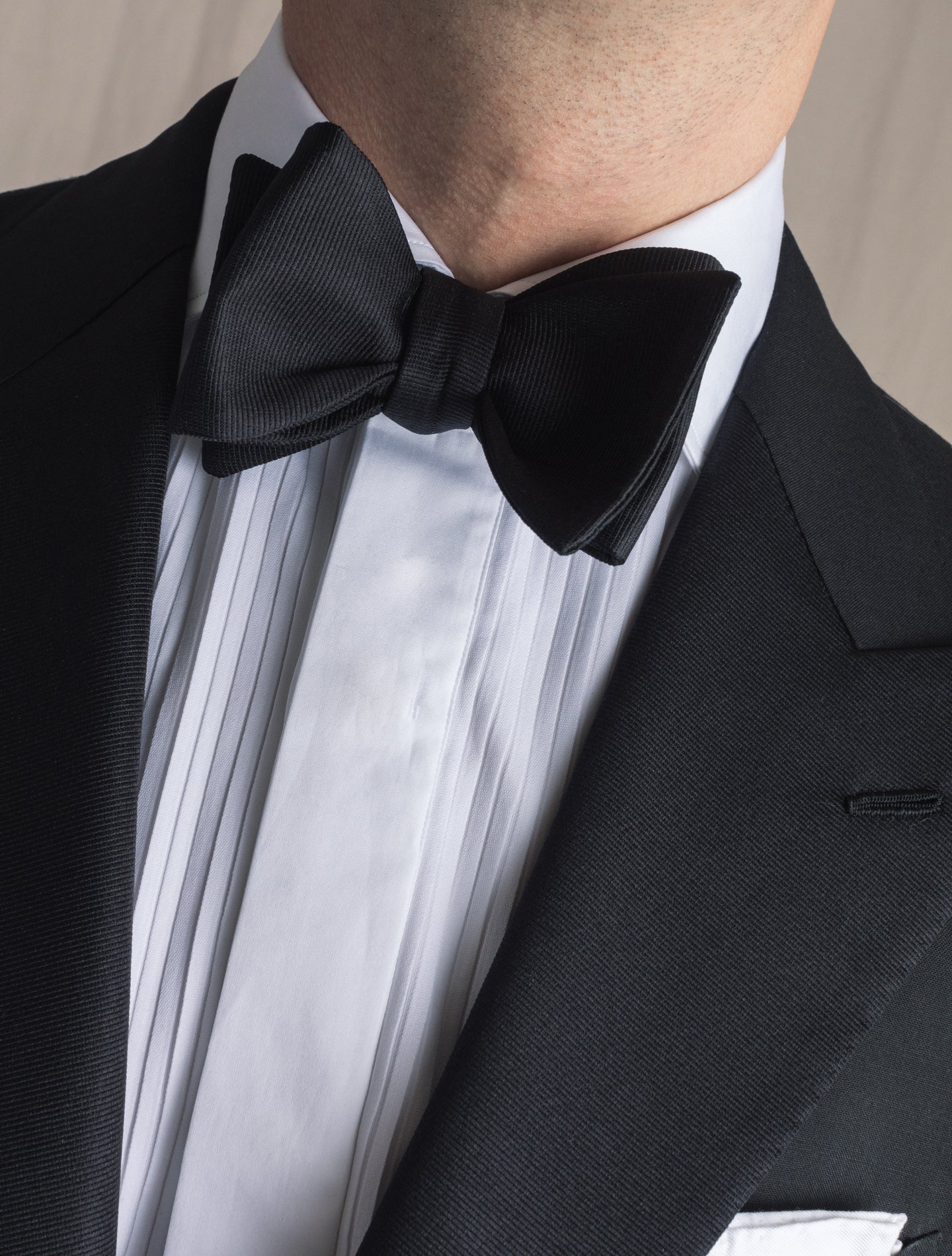 Single Breasted Tuxedo Black Cesare Attolini Suits 46