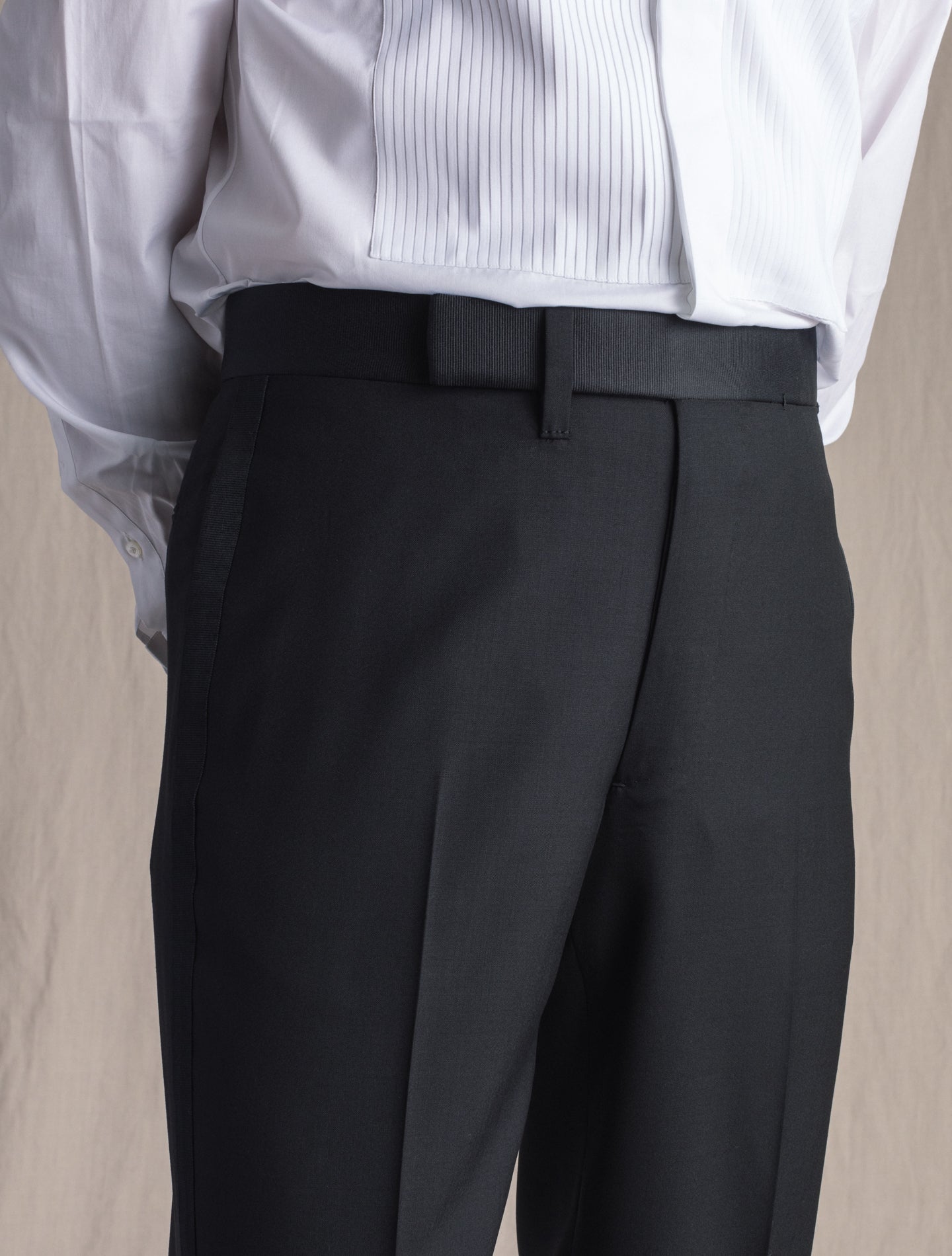 Single Breasted Tuxedo Black Cesare Attolini Suits 46
