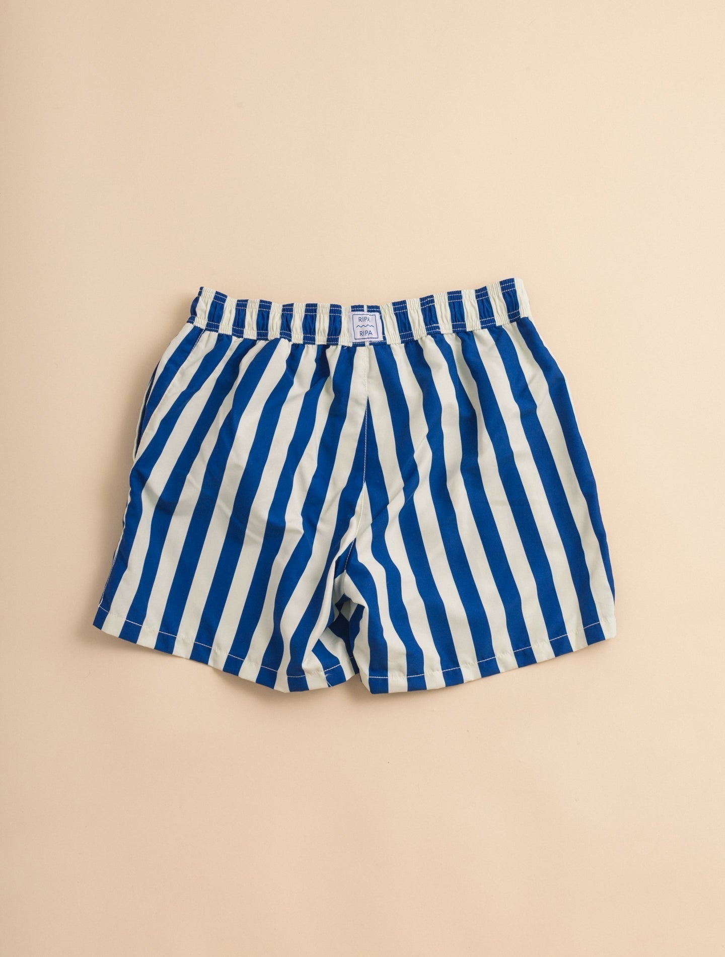 Swim Trunk Two Tone Blue White Ripa Ripa Swimwear S
