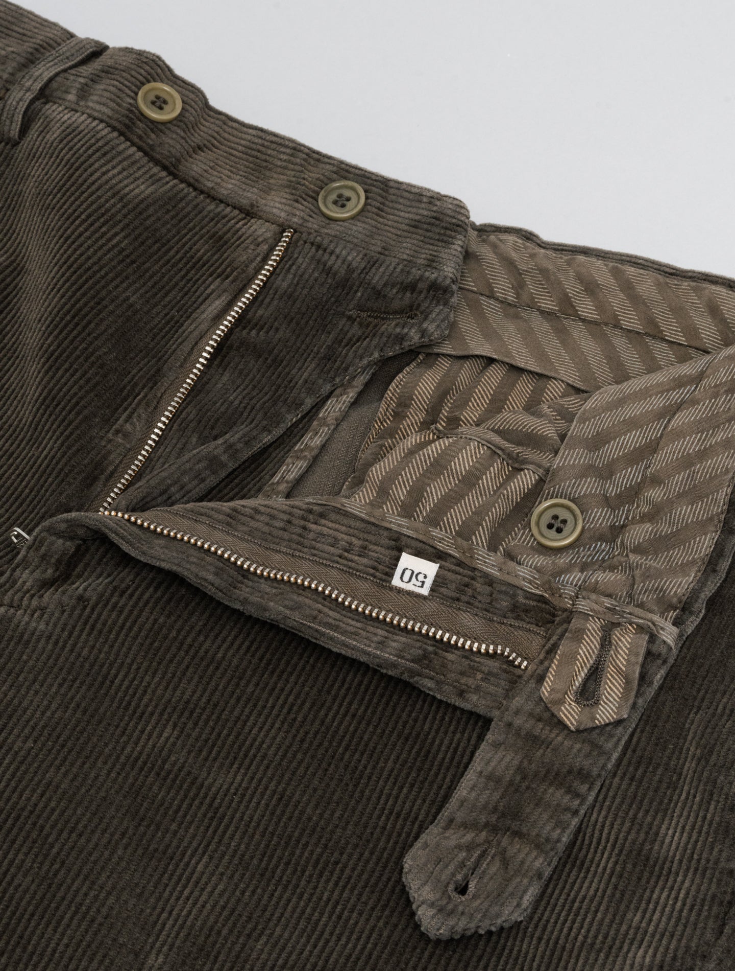 190 Corduroy Trousers Taupe Rota Trousers 48